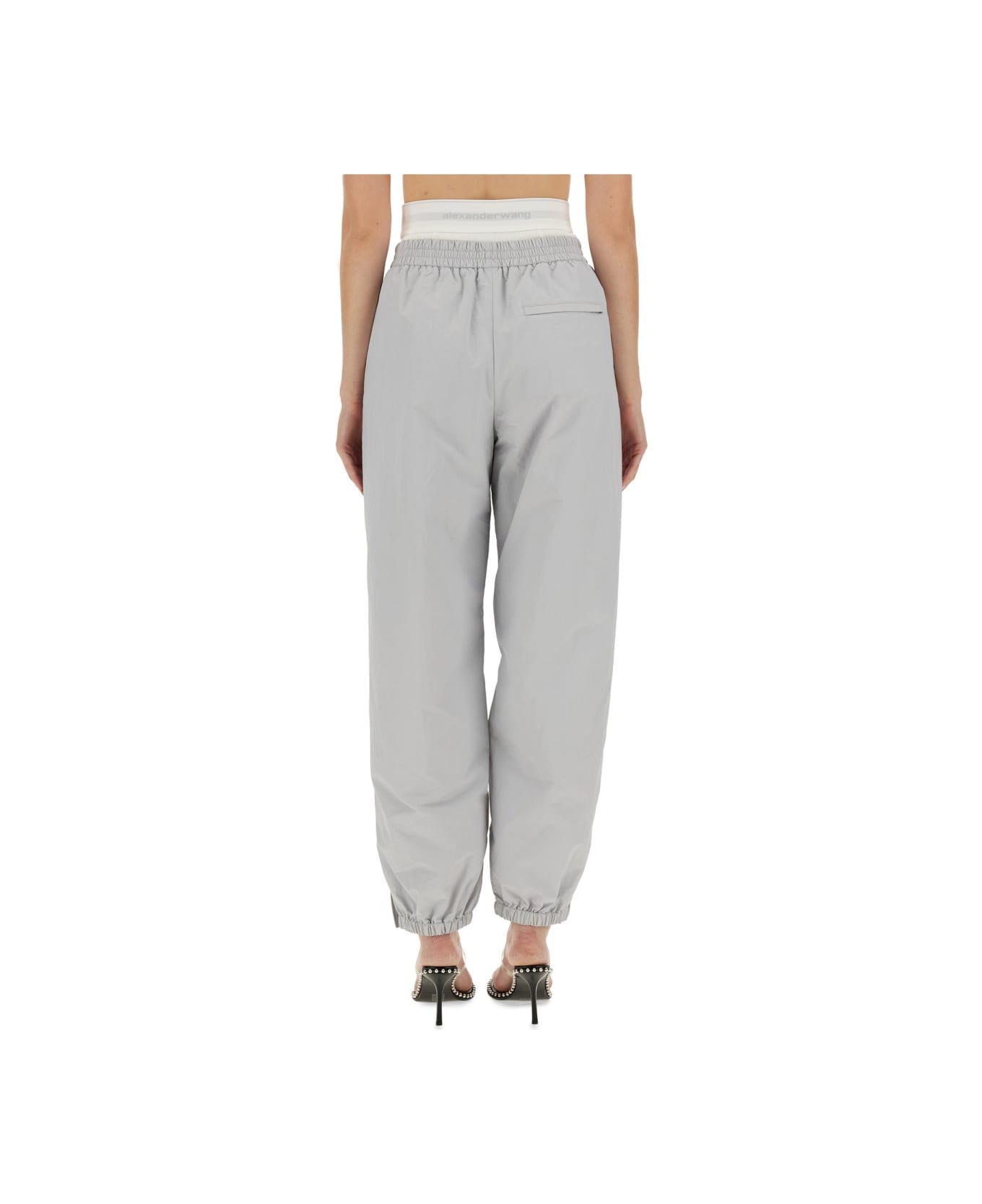 Alexander Wang Sports Pants With Integrated Underwear - GREY