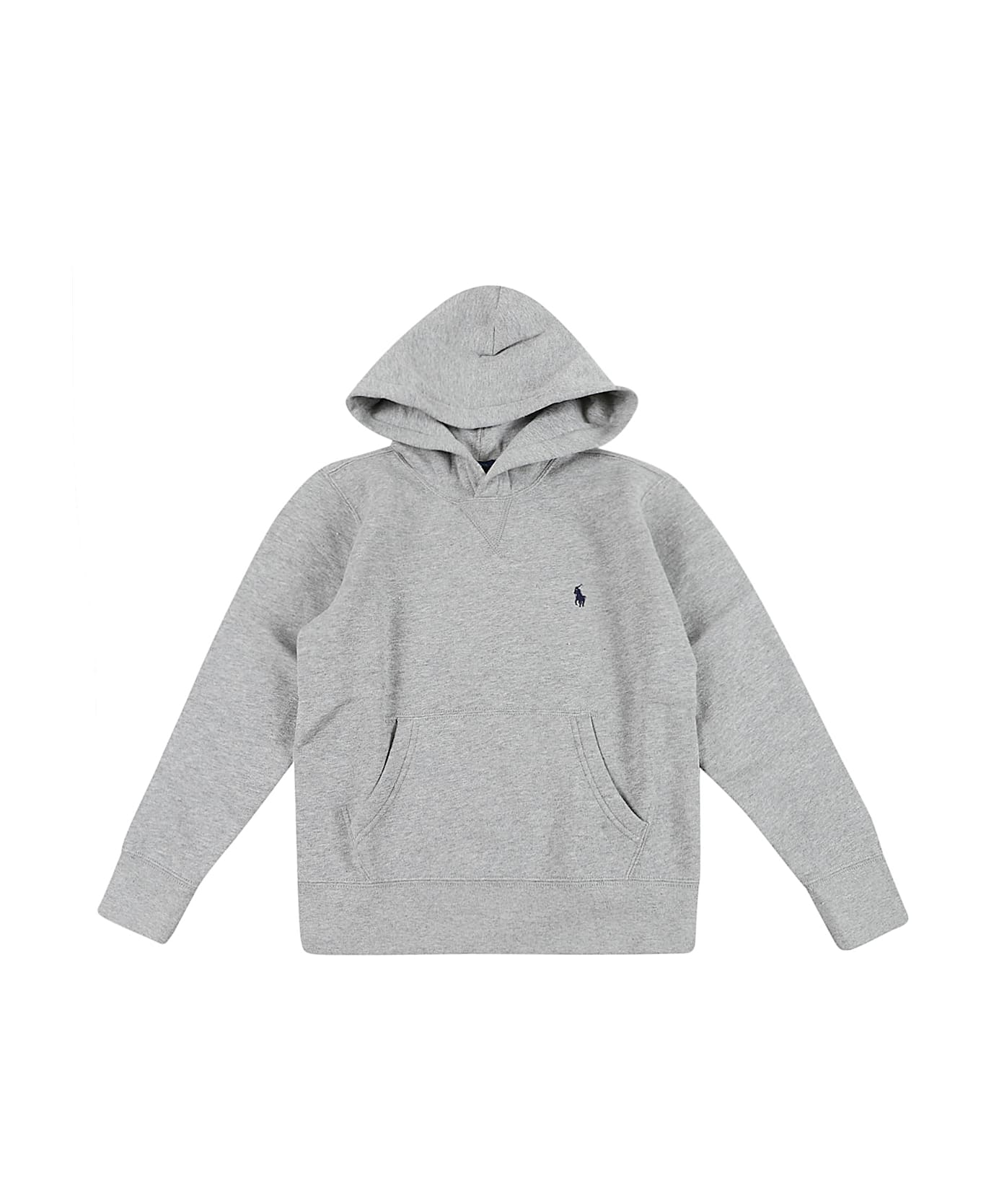 Ralph Lauren Ls Po Hood-tops-knit - Andover Heather