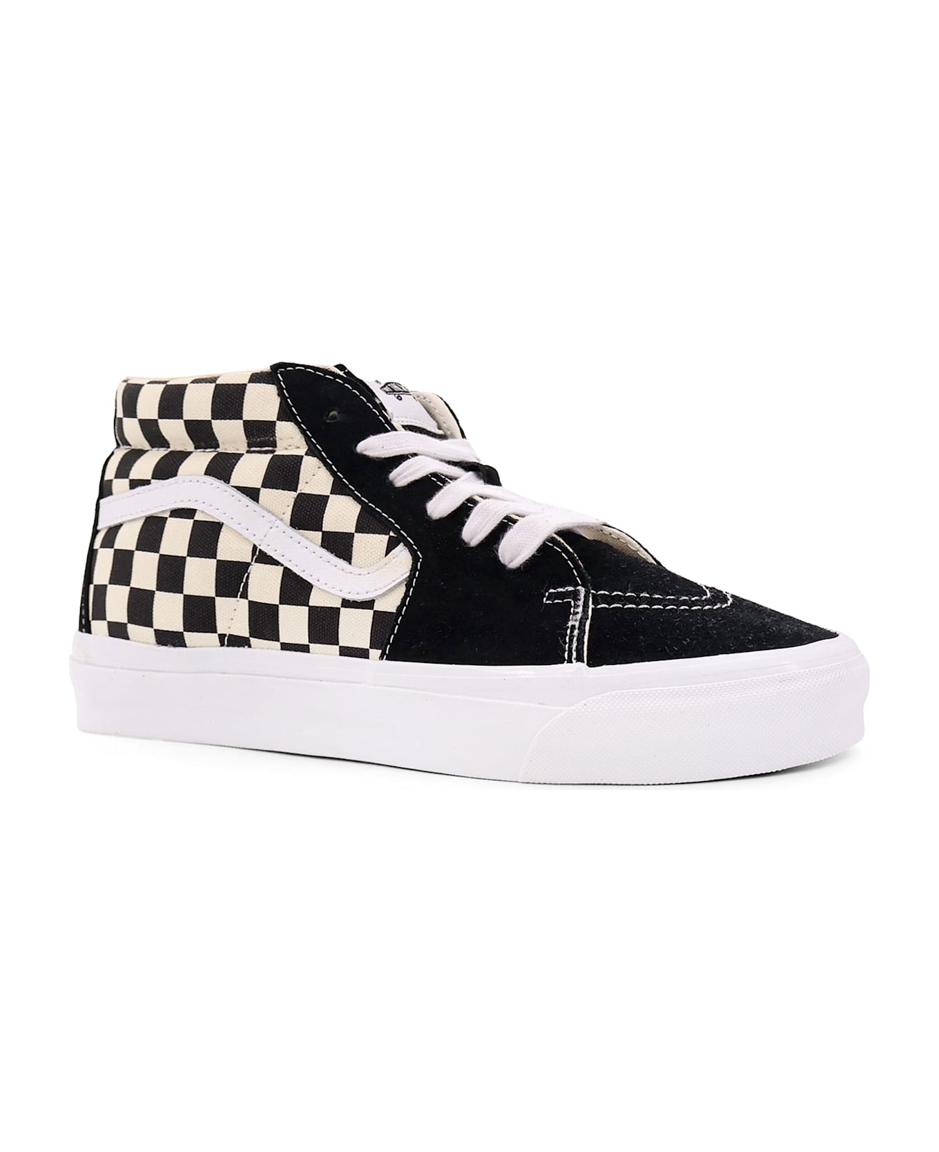 Vans Sk8-mid Reissue 83 Canvas High-top Sneakers - Black