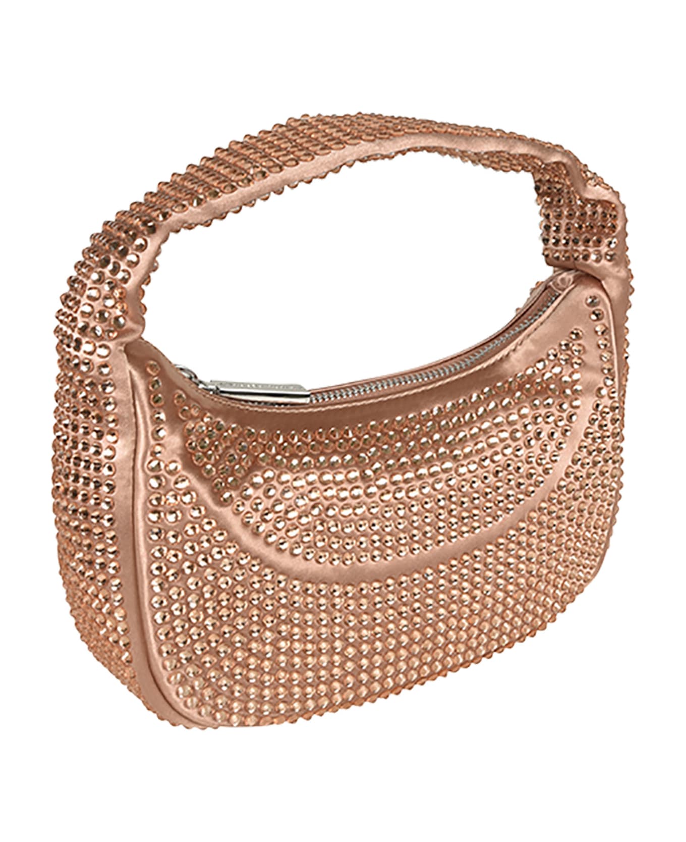 Chiara Ferragni Embellished Zip Shoulder Bag - Nude