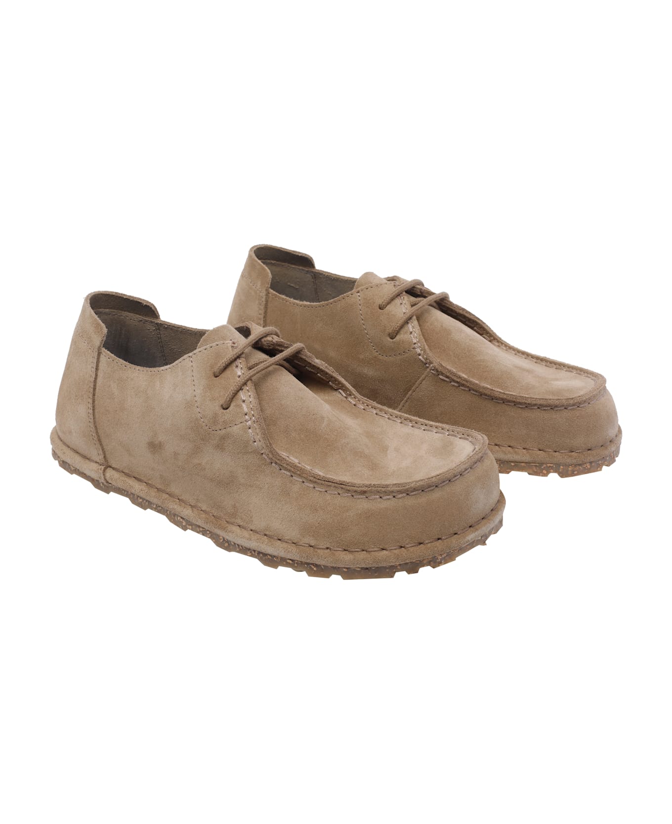 Birkenstock Utti Laced Up Shoes - Beige