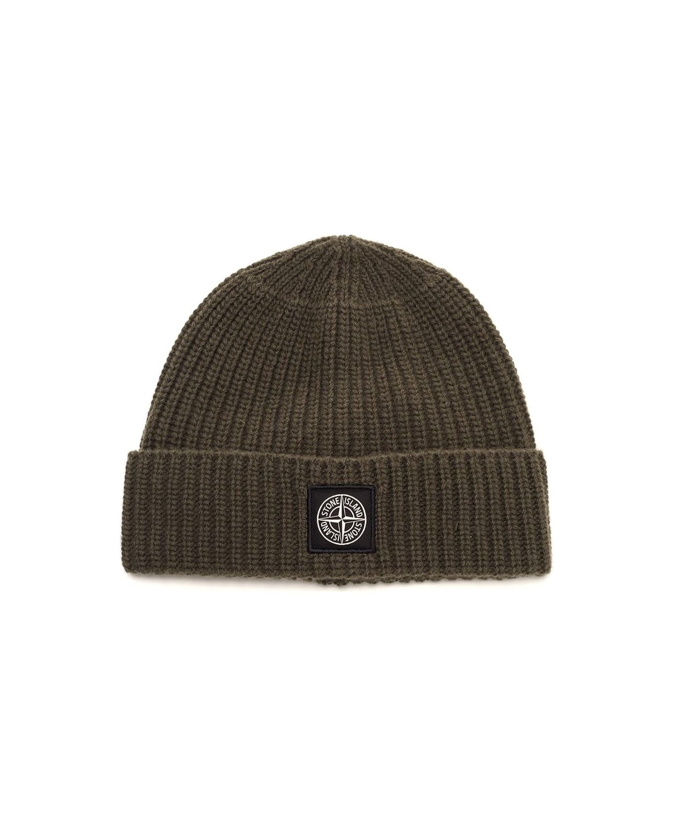 Stone Island Wool Hat - Green