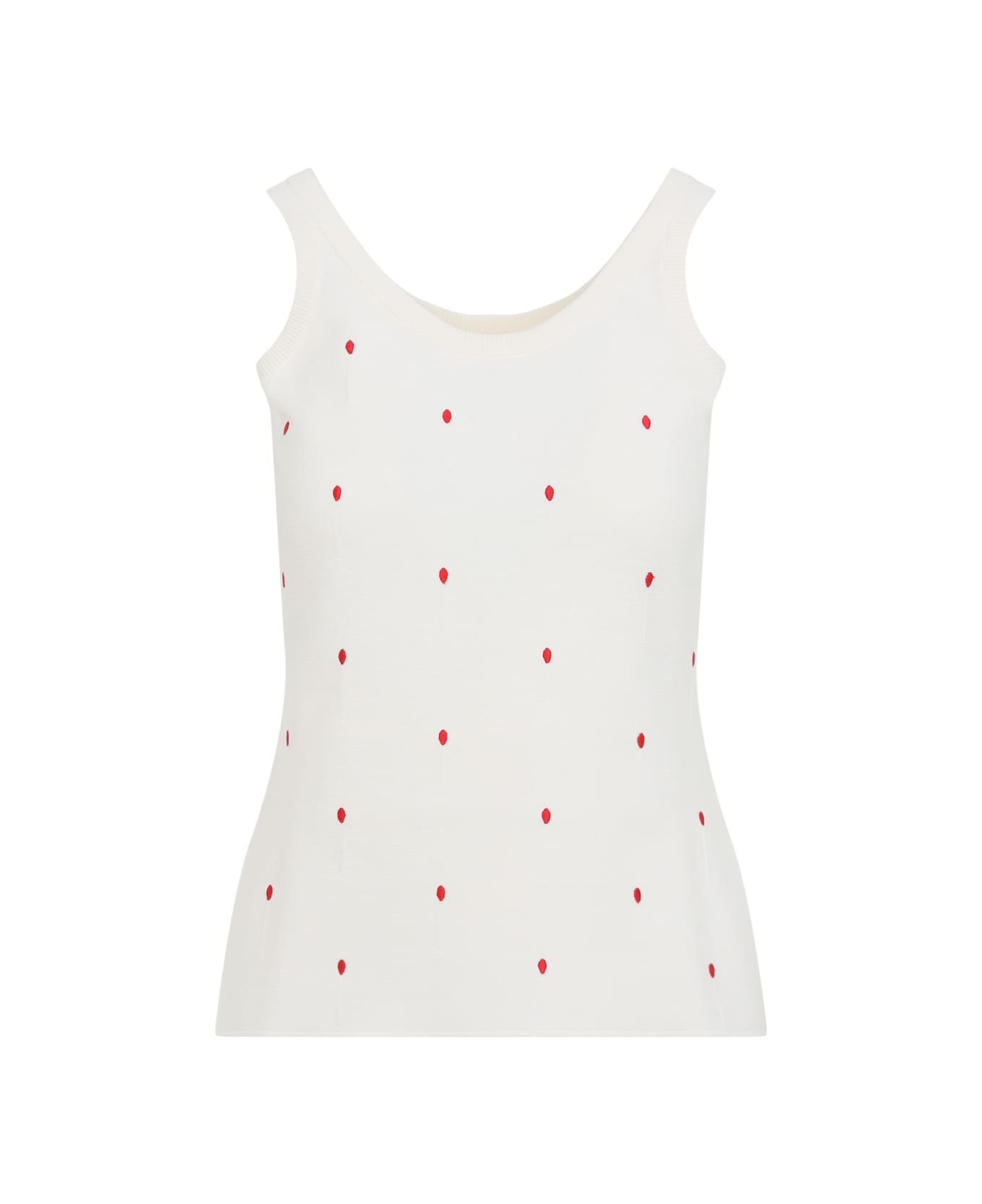 Bottega Veneta Tank Top - Chalk Vernis