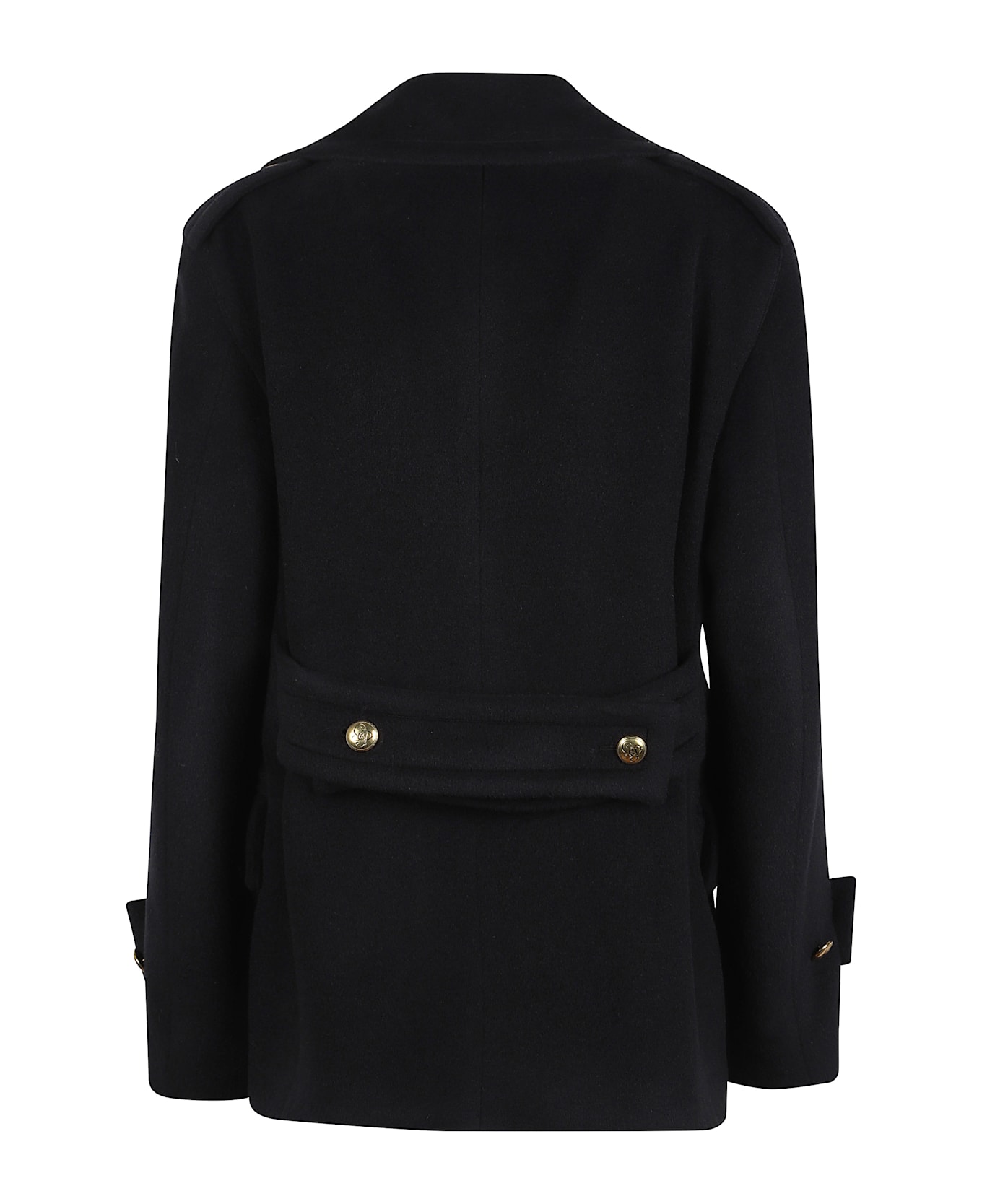 Gabriele Pasini Double Breasted Coat With Bottons - Blue