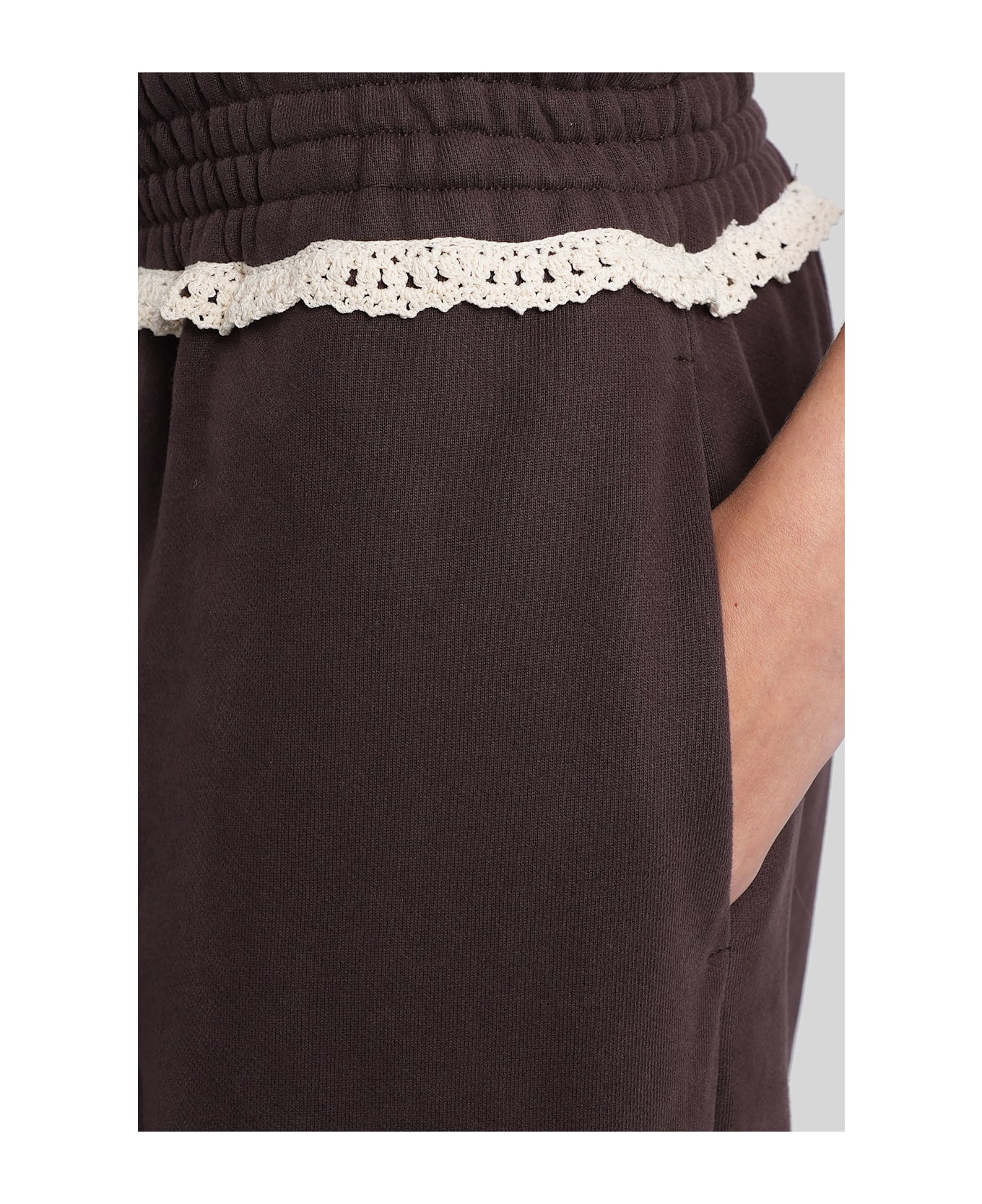 Magda Butrym Pants 06 Pants In Brown Cotton - brown