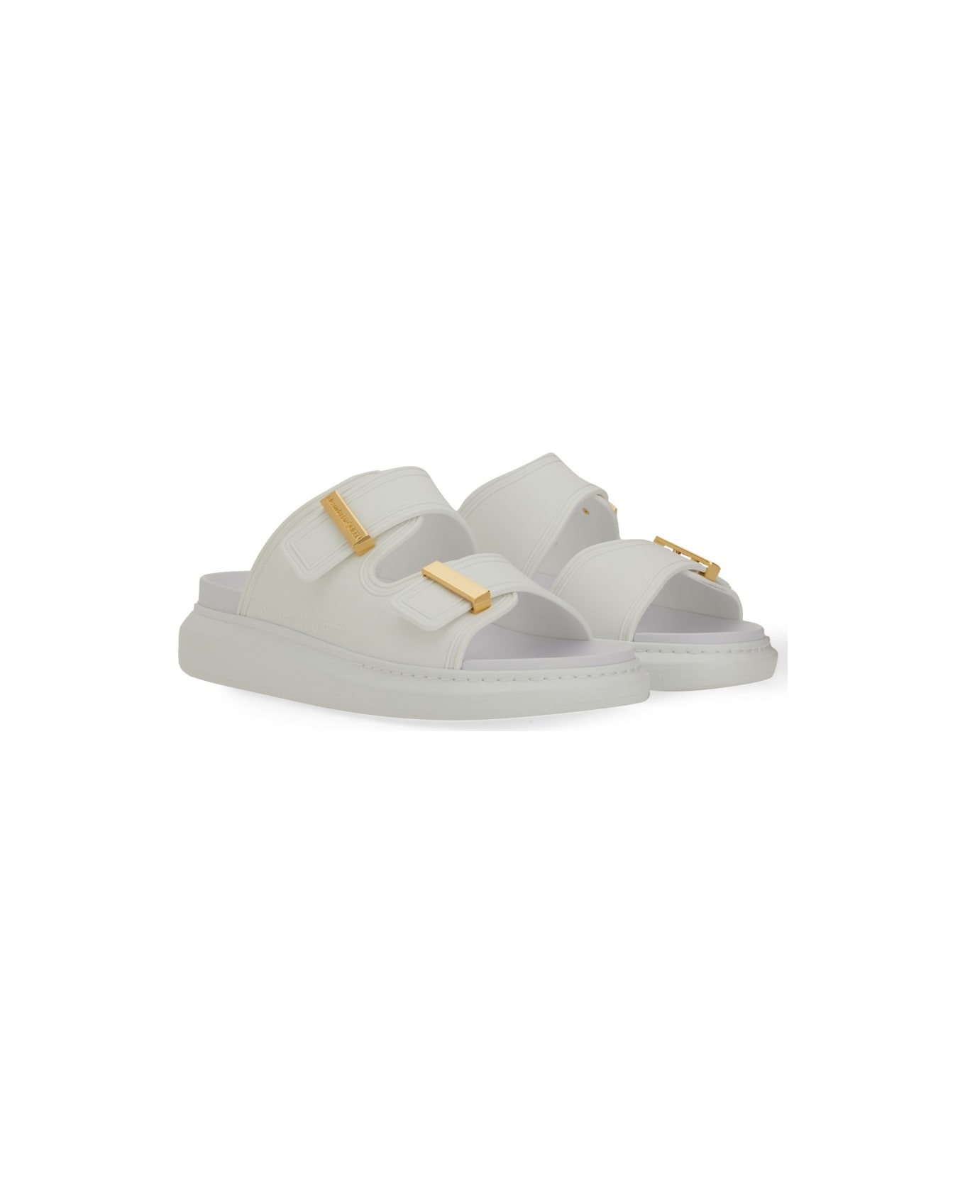 Alexander McQueen Oversize Hybrid Sandal - IVORY