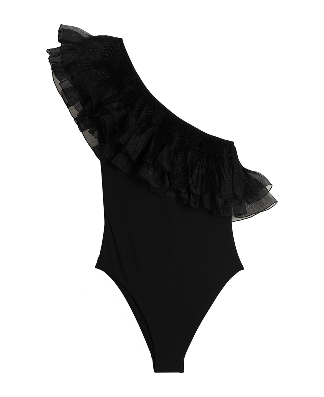 Giambattista Valli Ruches One-piece Swimsuit - Black  