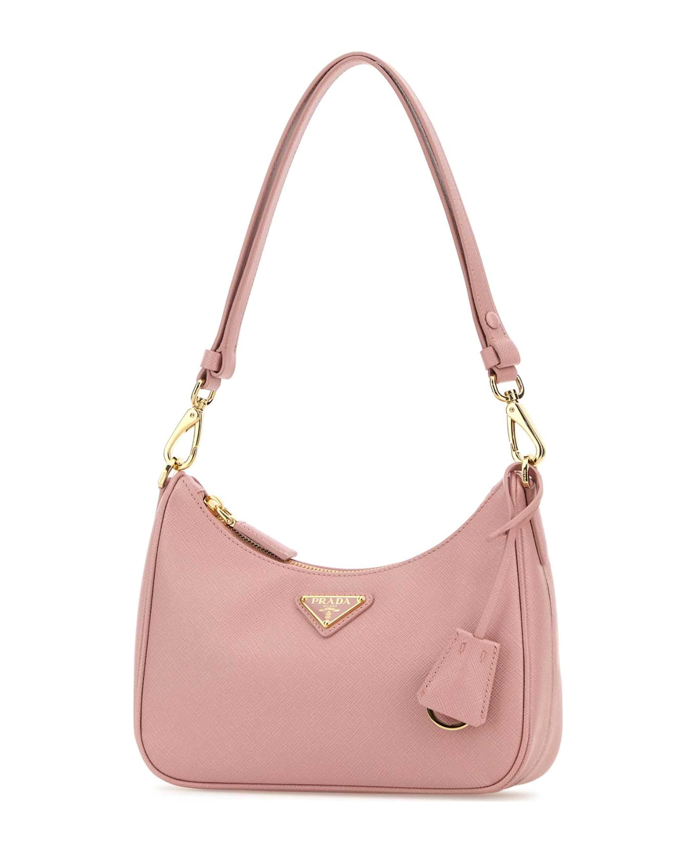 Prada Pink Leather Mini Prada Re-edition Shoulder Bag - PESCO1