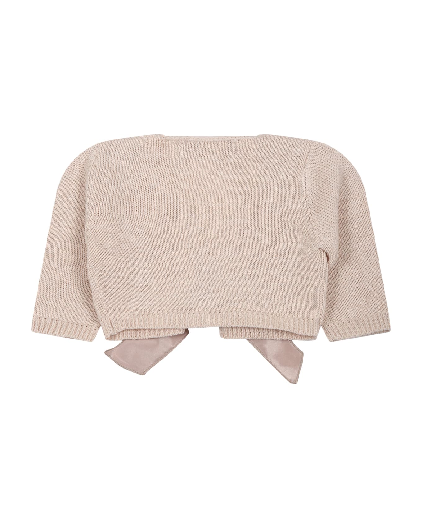 La stupenderia Pink Cardigan For Baby Girl - Pink