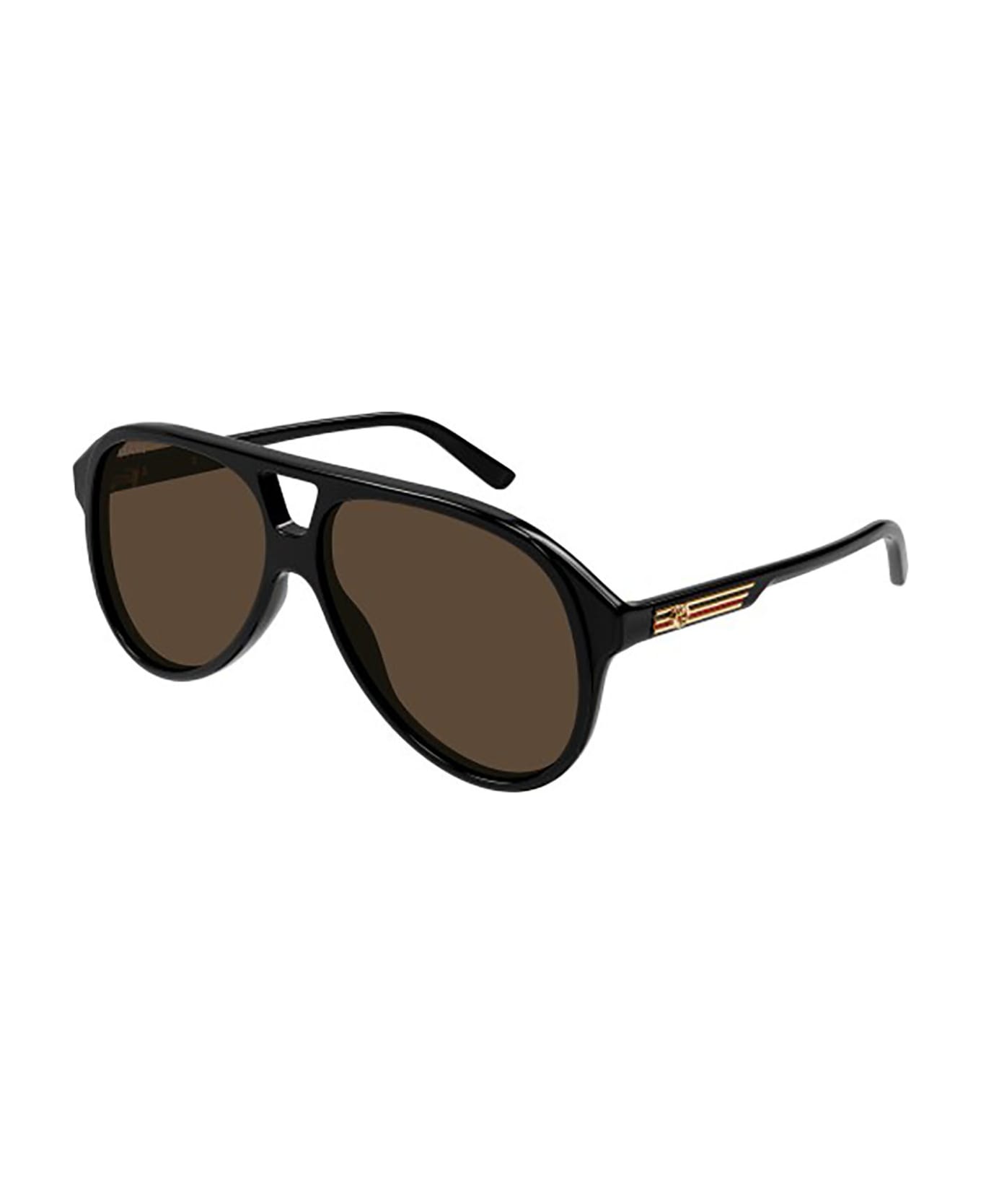 Gucci Eyewear Gg1286s Sunglasses - 001 black black brown