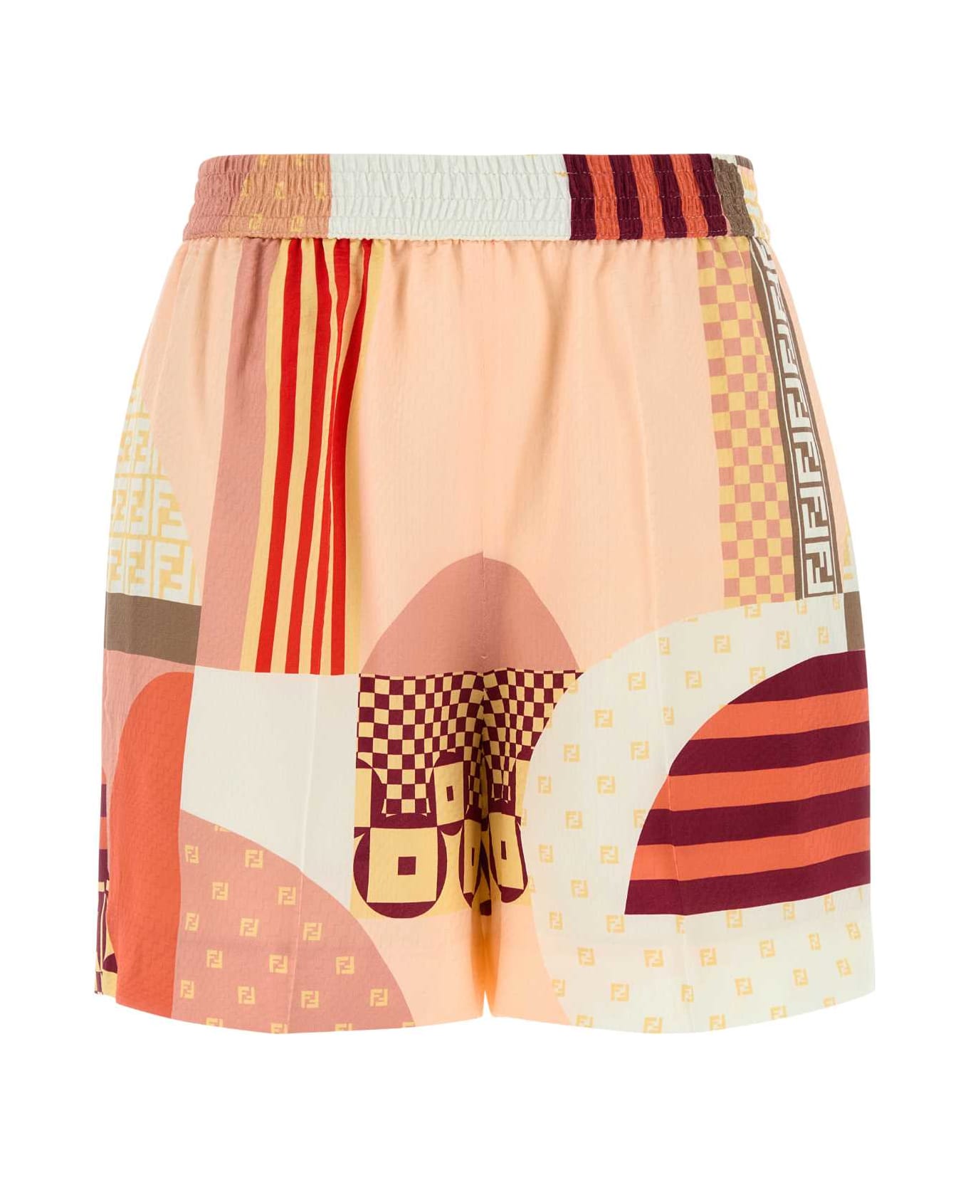 ショーツ FENDI PRINTED CREPE SHORTS Fendi Printed Crepe Shorts | italist