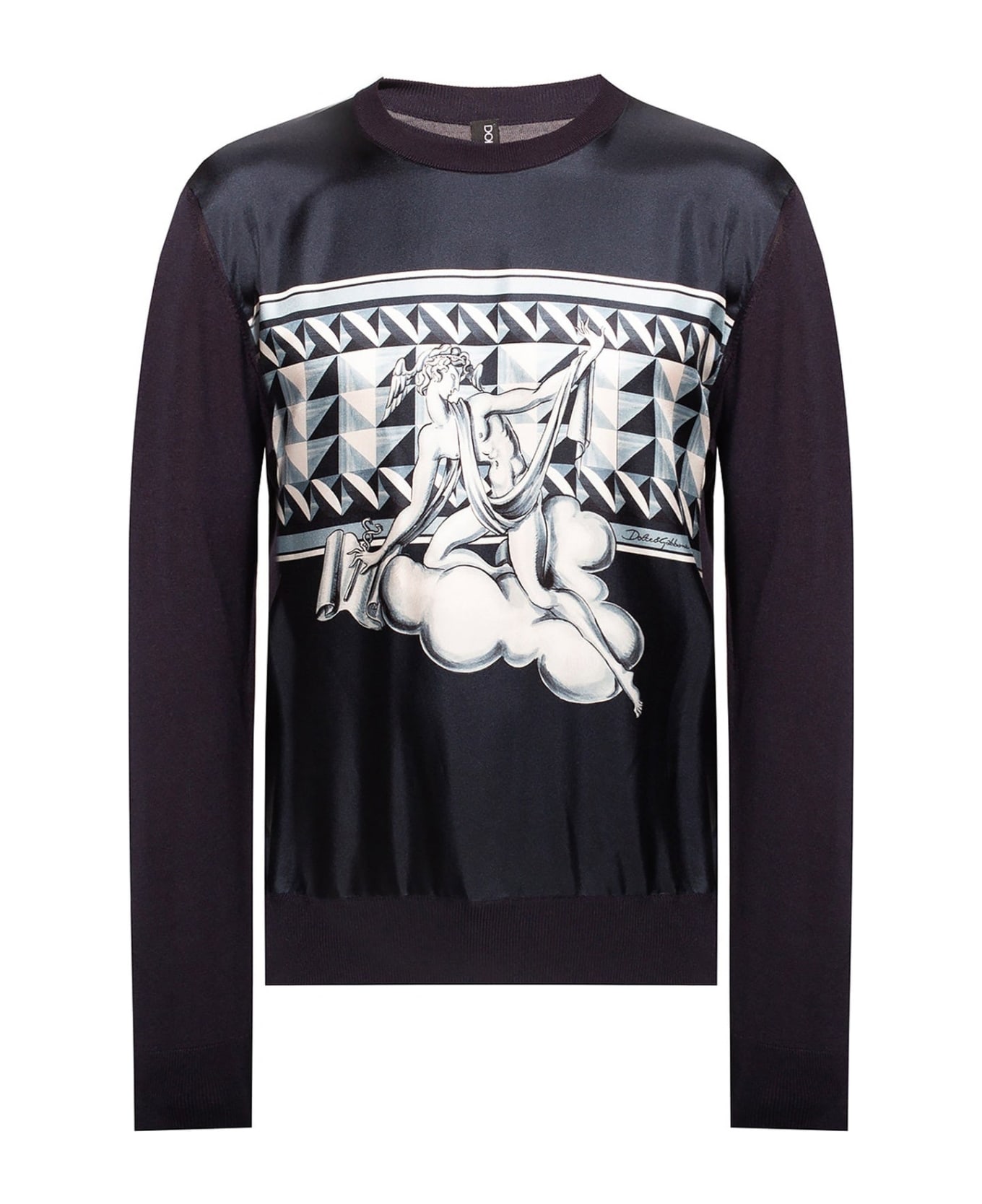 Dolce & Gabbana Knitted Sweater - Blue フリース