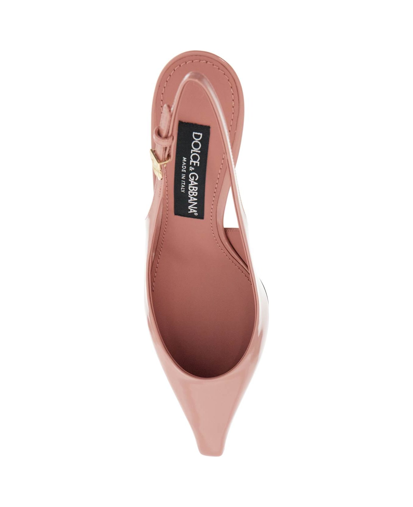 Dolce 
Gabbana Leather Slingback Pumps - ROSA (Pink)