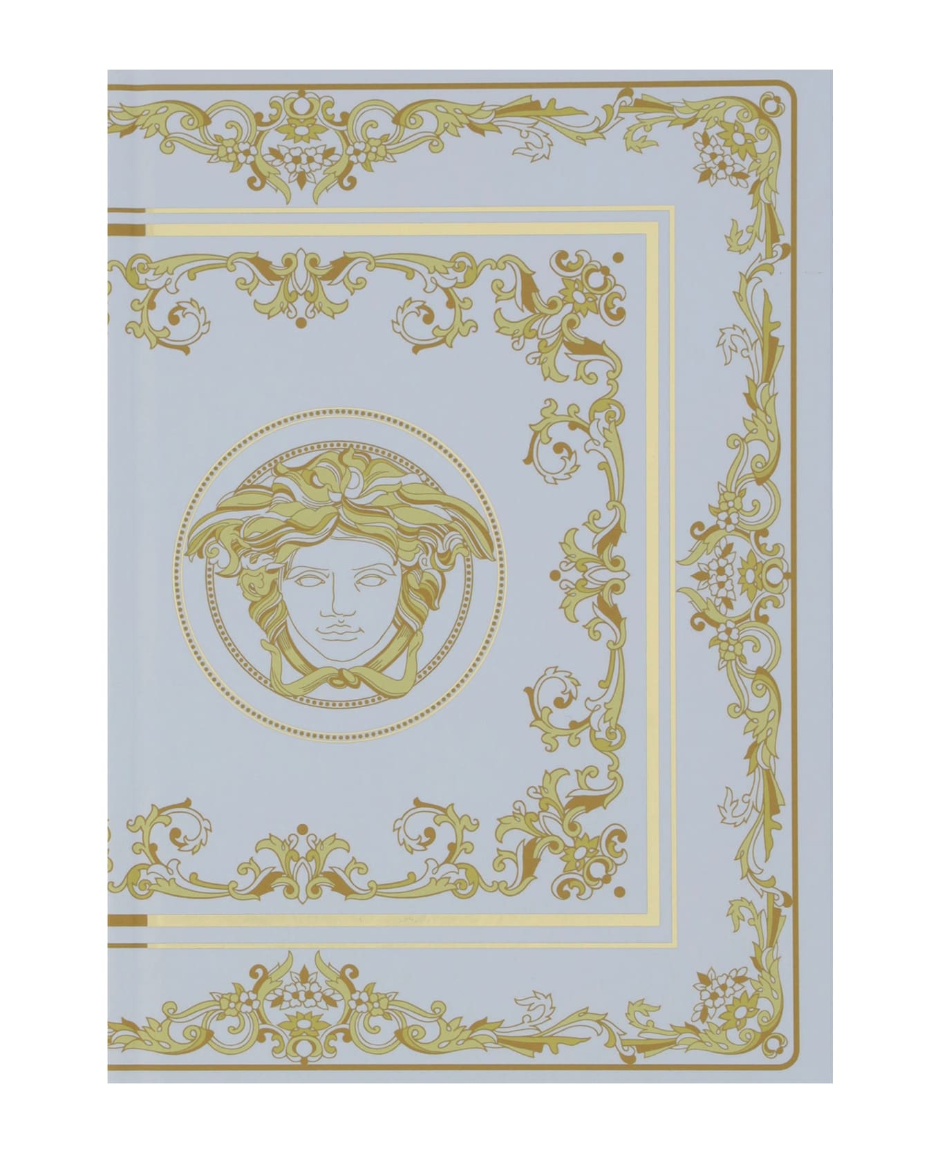 Versace Notebook - White Gold