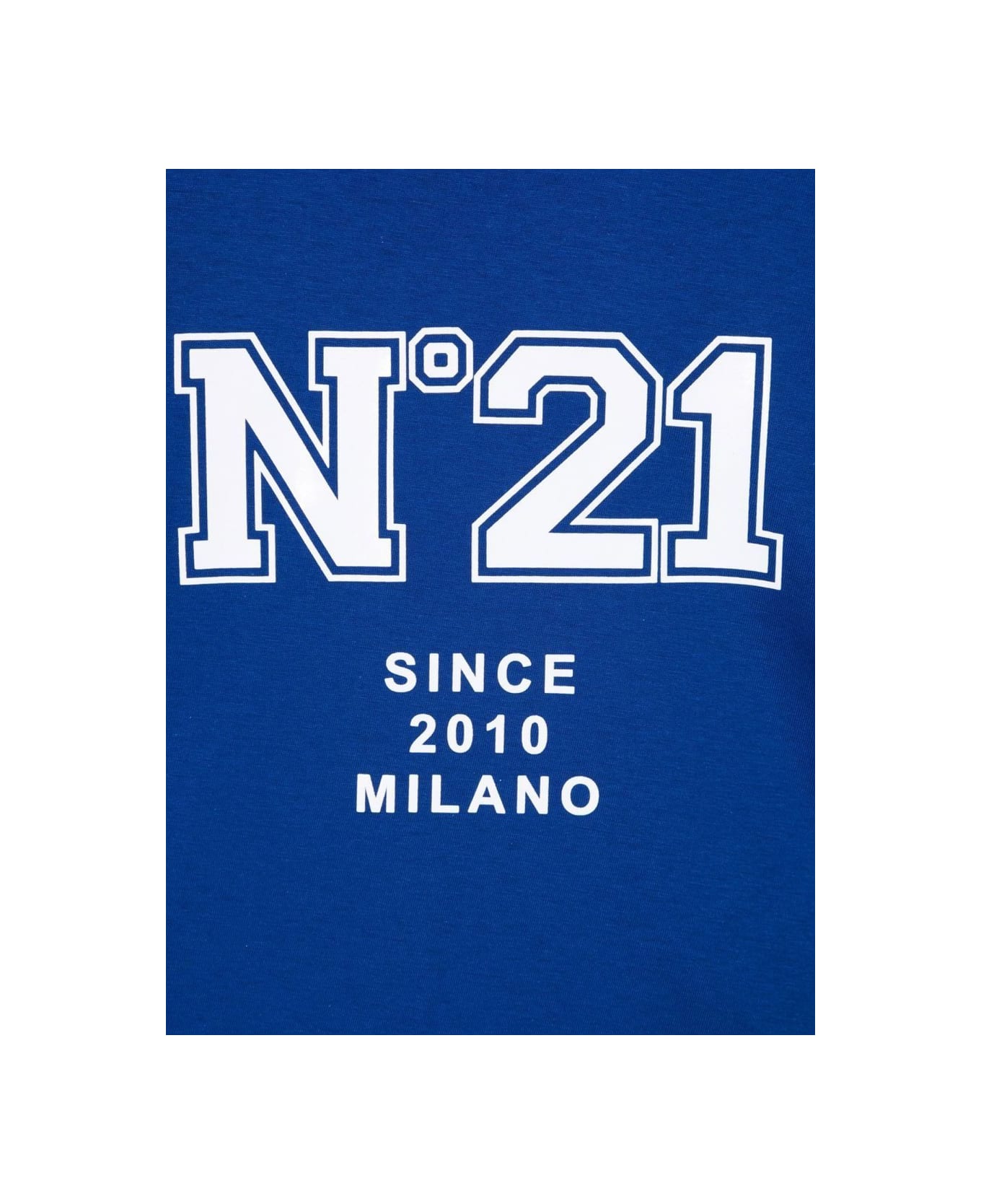 N.21 T-shirt Logo - BLUE