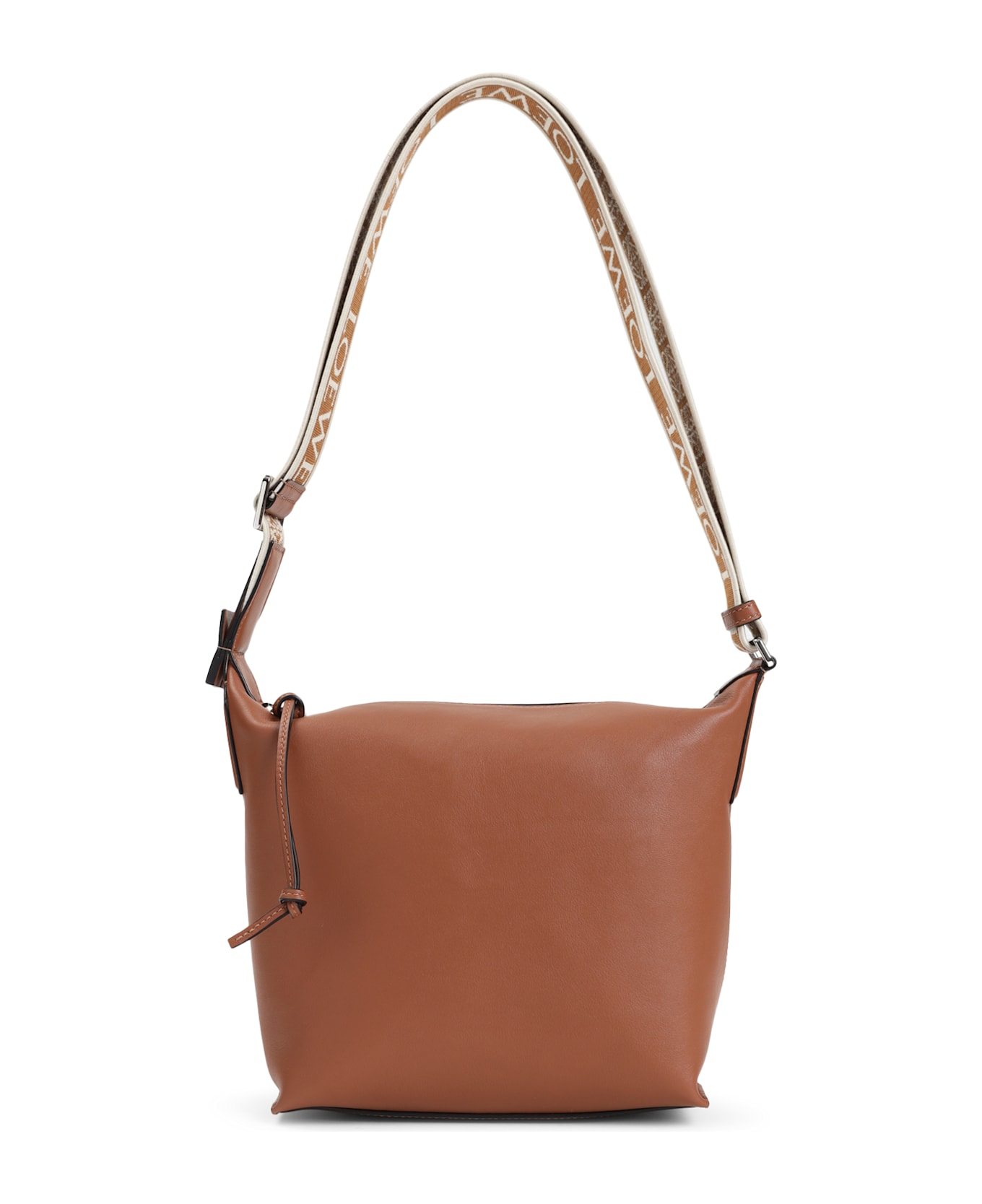Loewe Cubi Small Crossbody Bag - Tan