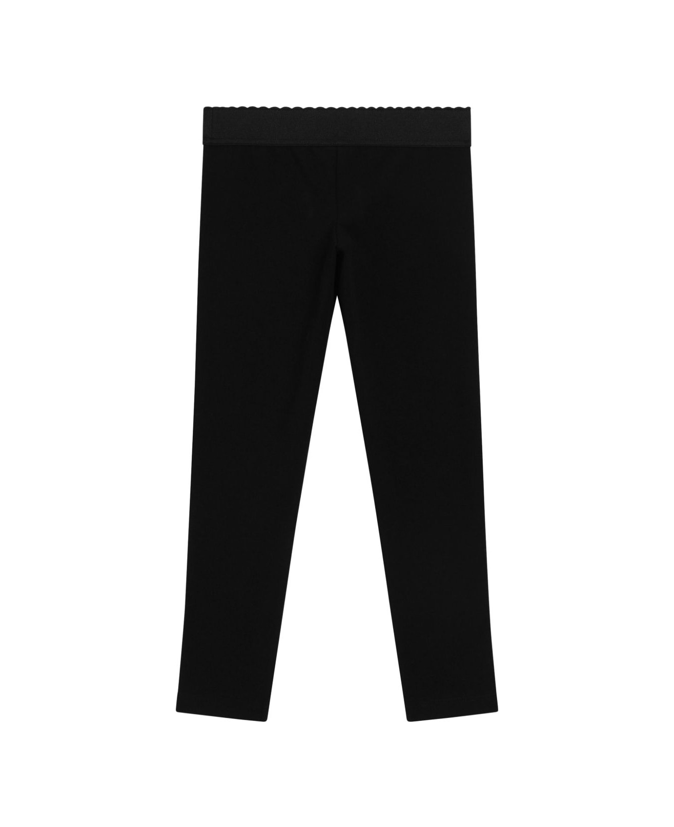 Dolce 
Gabbana Dolce &amp; Gabbana Kids Leggings With Logo Band - Black