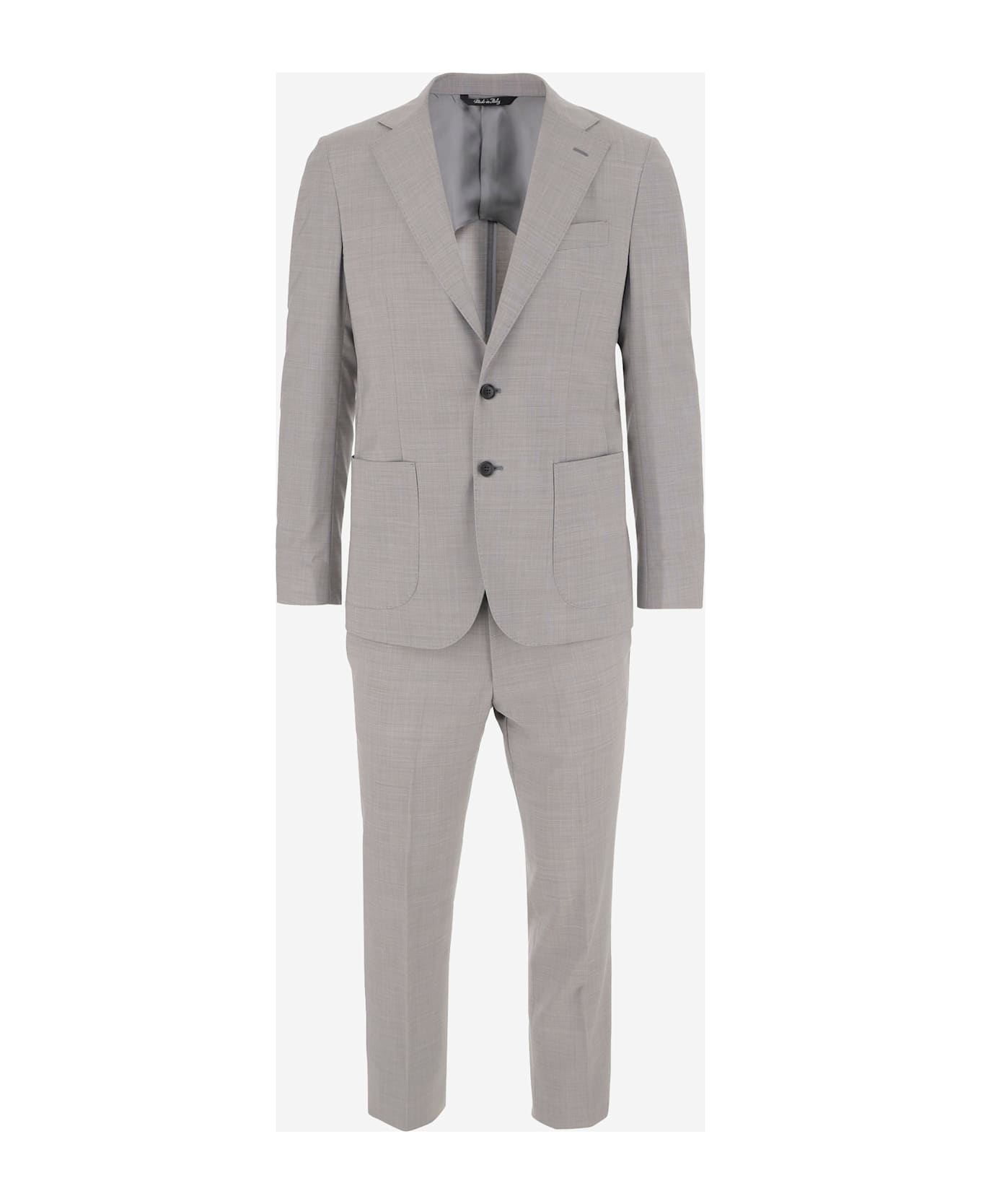 Brian Dales Wool Suit - Grey