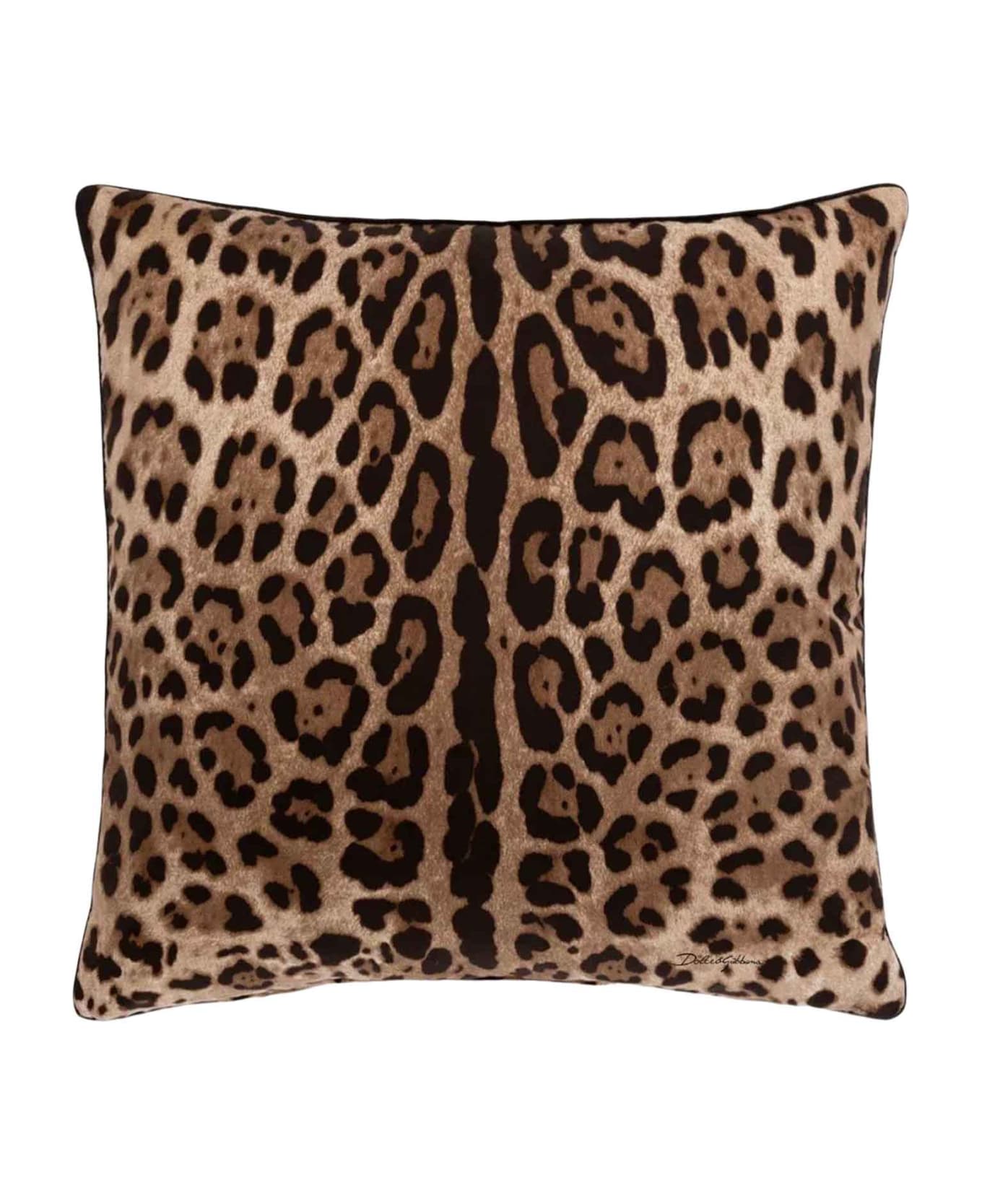 Dolce & Gabbana Brown Cushion - Leopardato