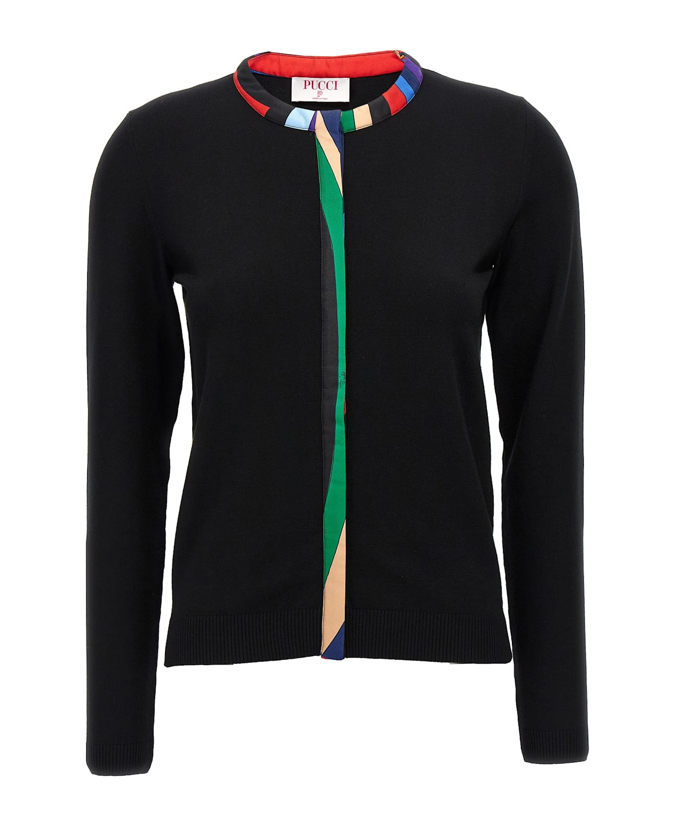 Pucci 'iride' Cardigan - Black  