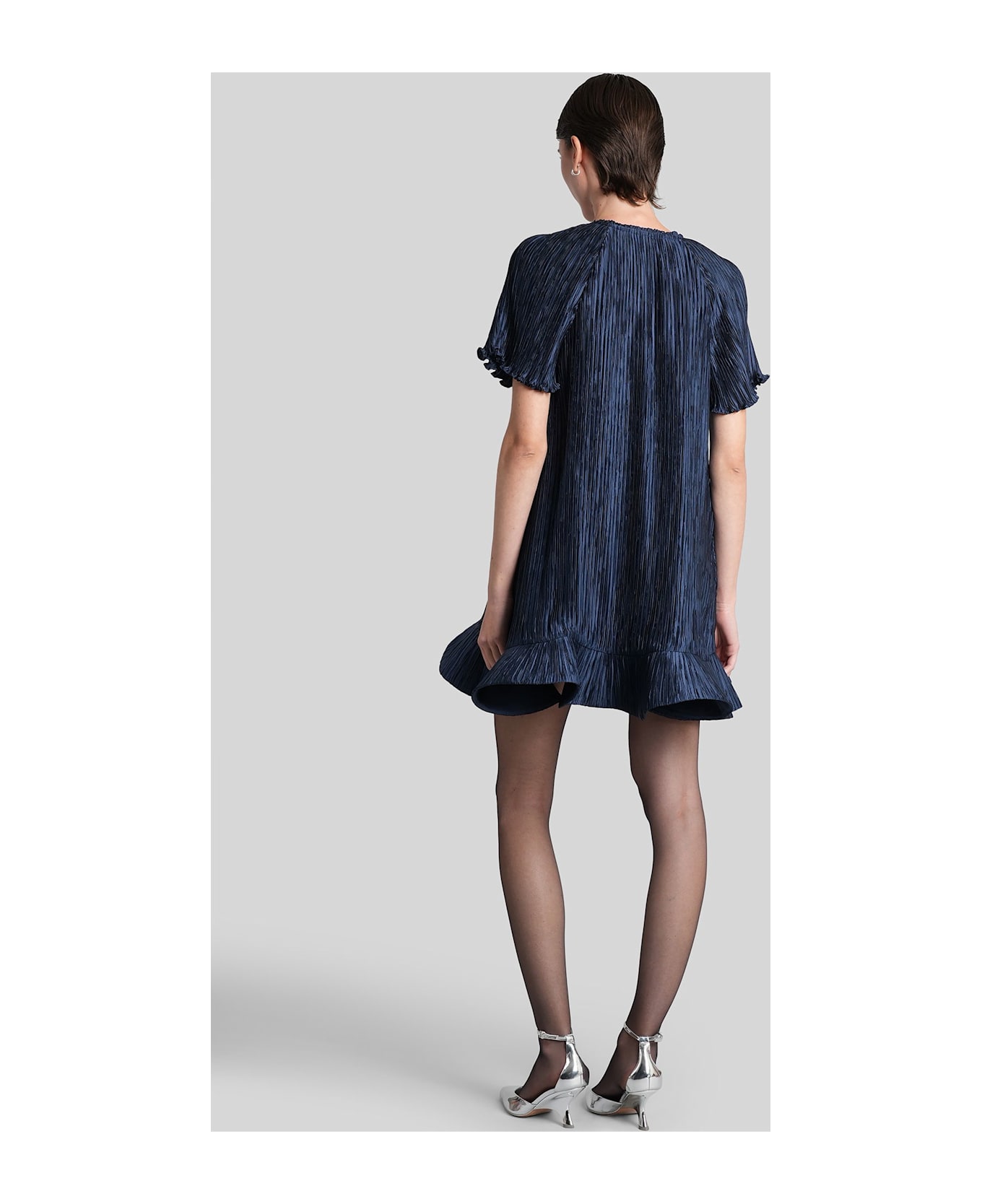 Simkhai Venus Mini Dress In Blue Polyester - blue