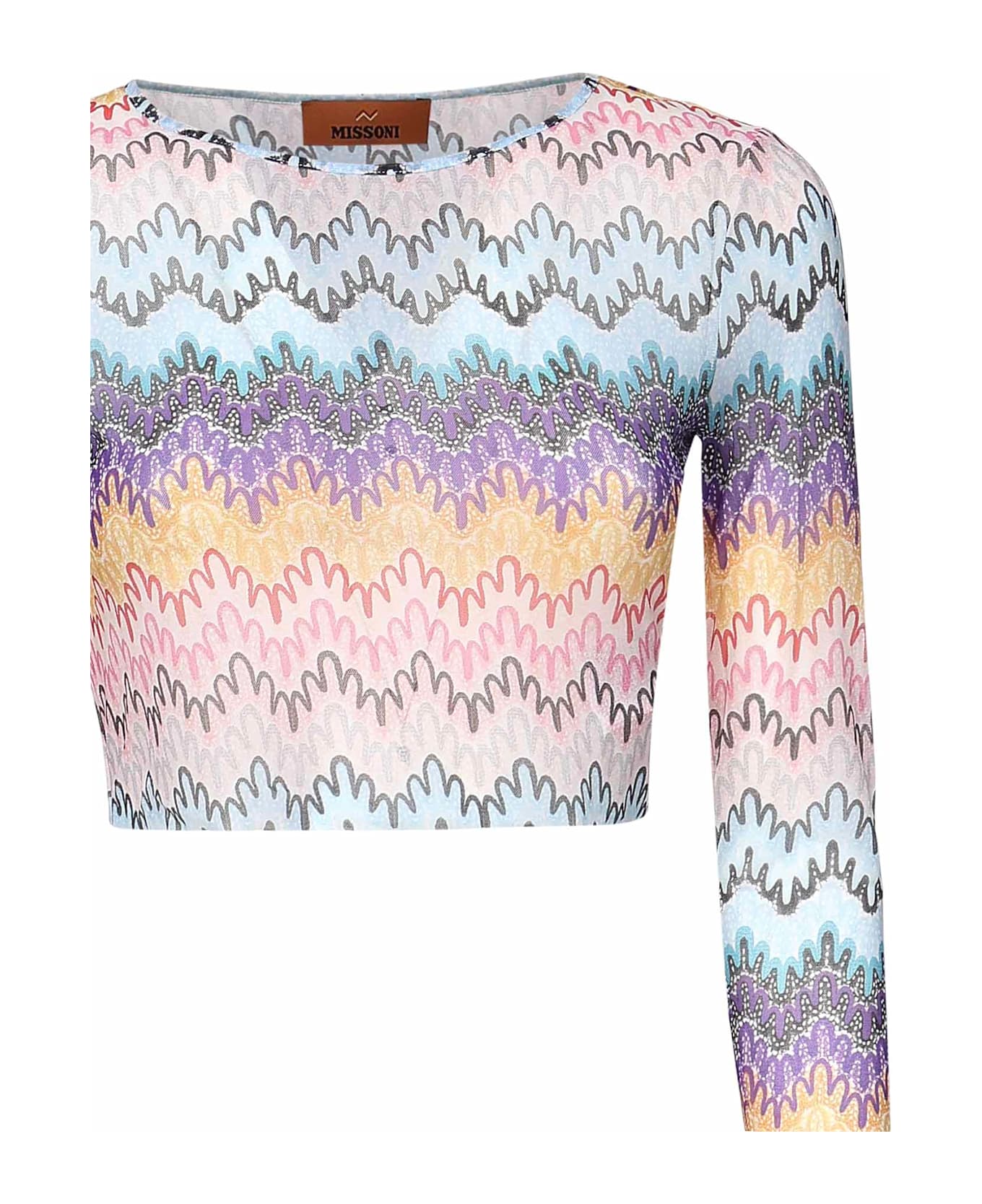 Missoni Zigzag Cropped Top - MultiColour
