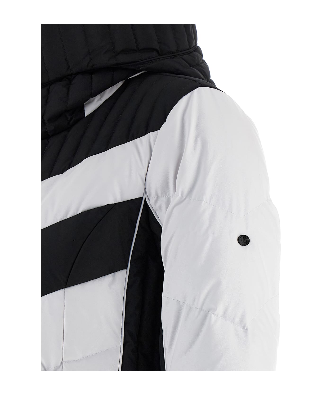 Goldbergh 'valanga' Down Jacket - White/Black
