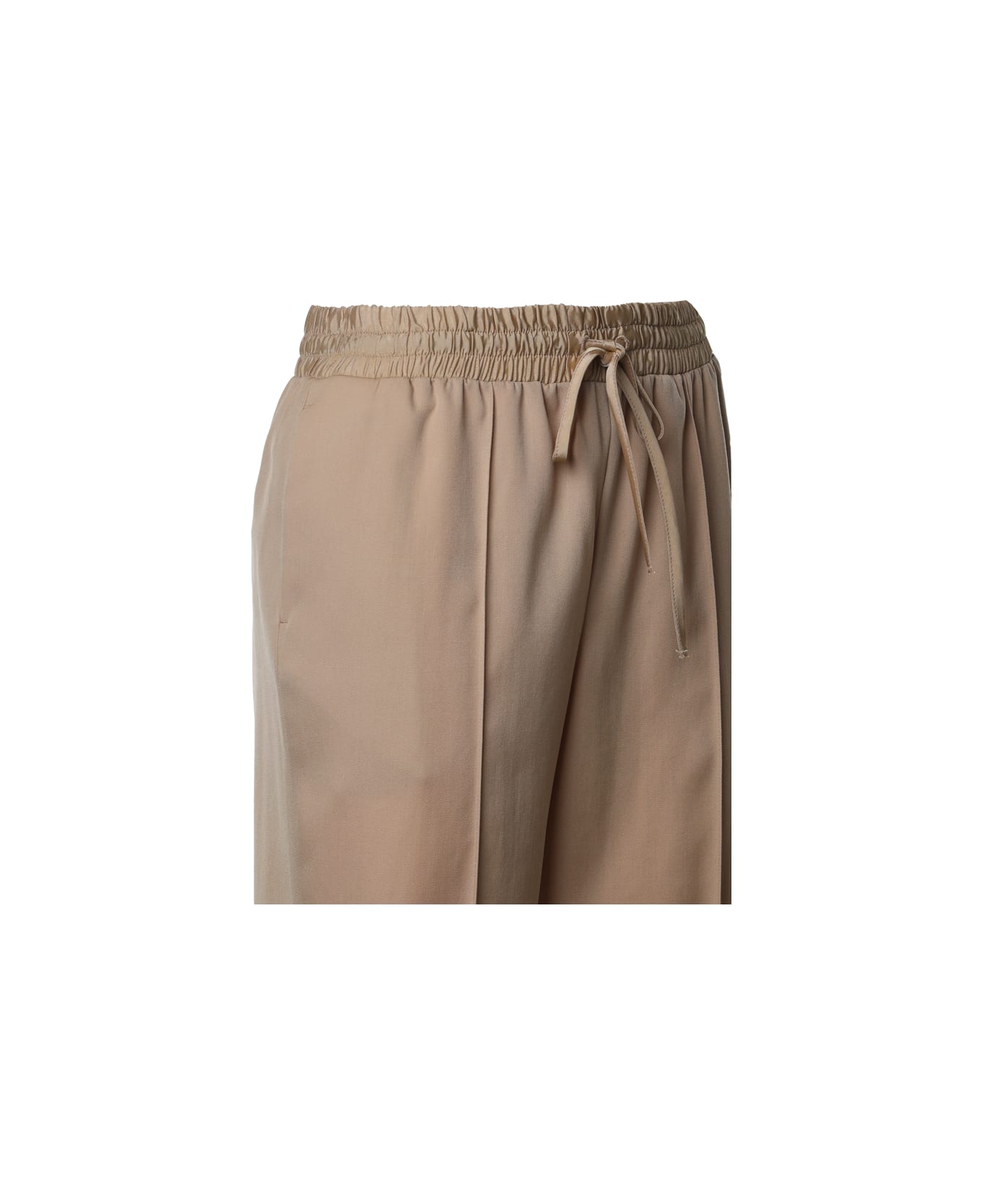 Jil Sander Gabardine Trousers - Dark beige
