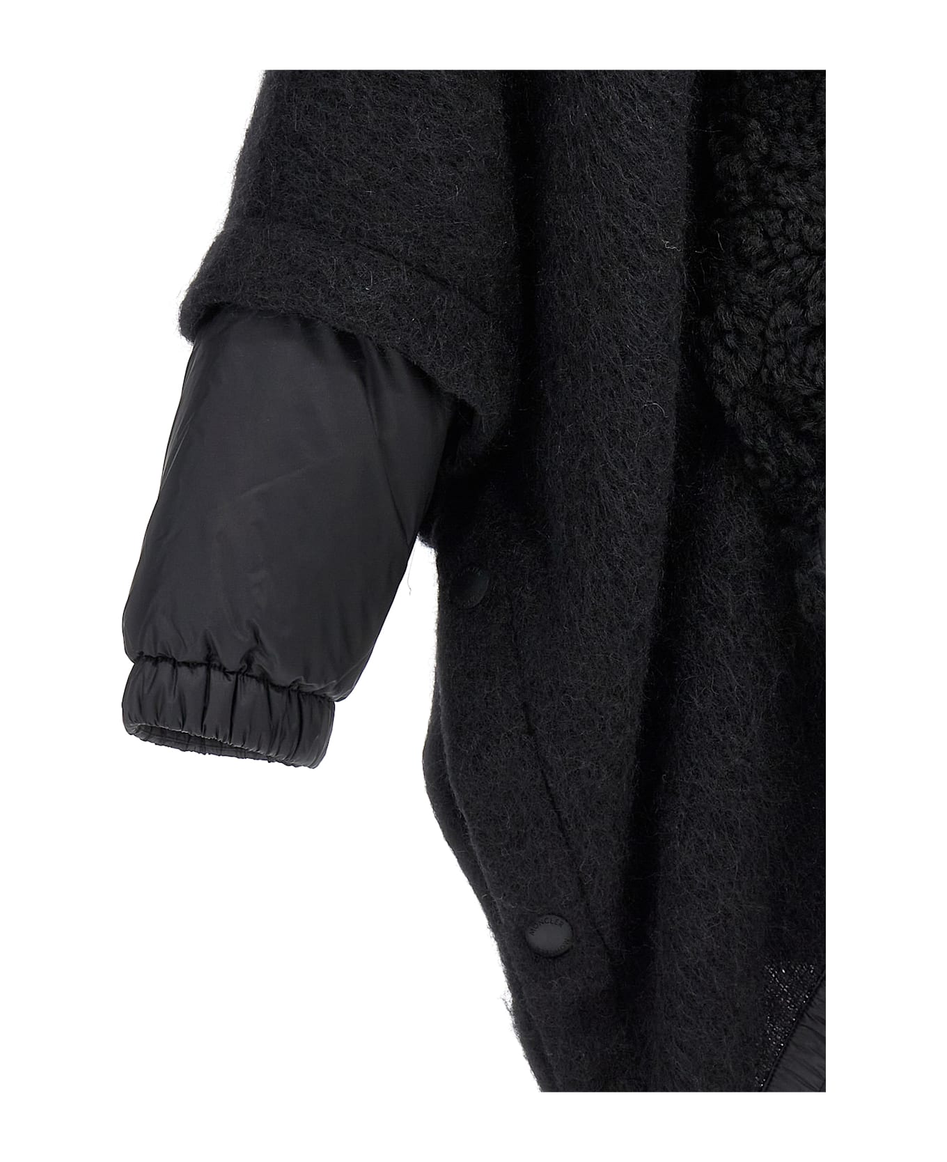 Moncler Grenoble Felt Nylon Cape | italist