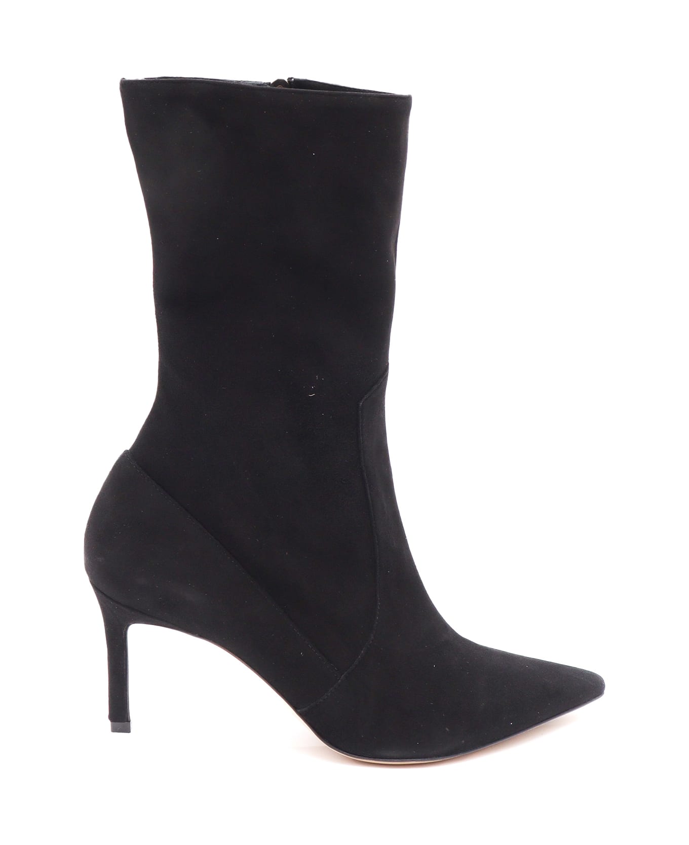 Parosh Black Suede Boot - BLACK