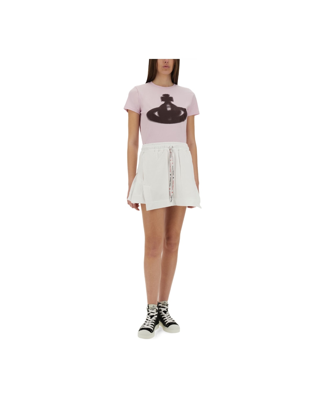 Vivienne Westwood "cheerleader" Skirt - WHITE