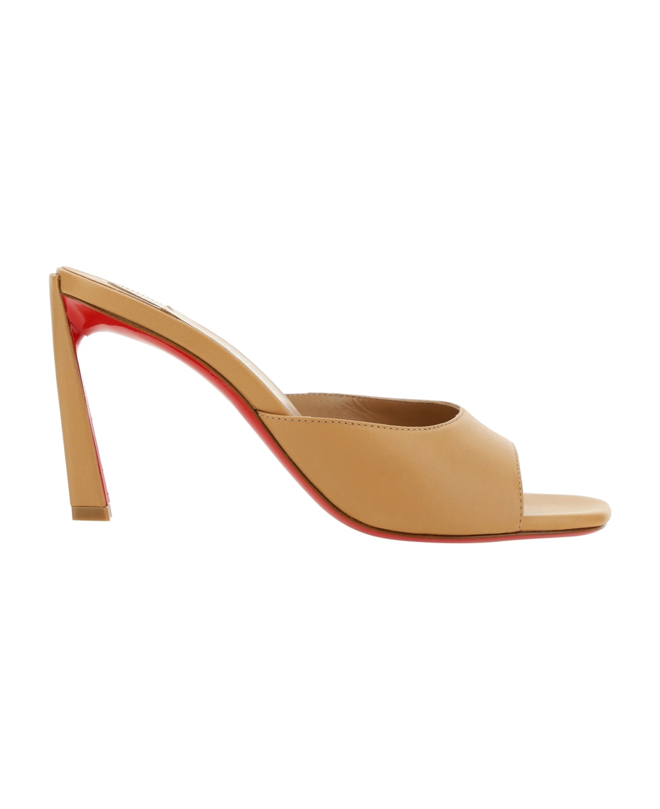 Christian Louboutin Condora Mule Sandals - Toffee/lin Toffee