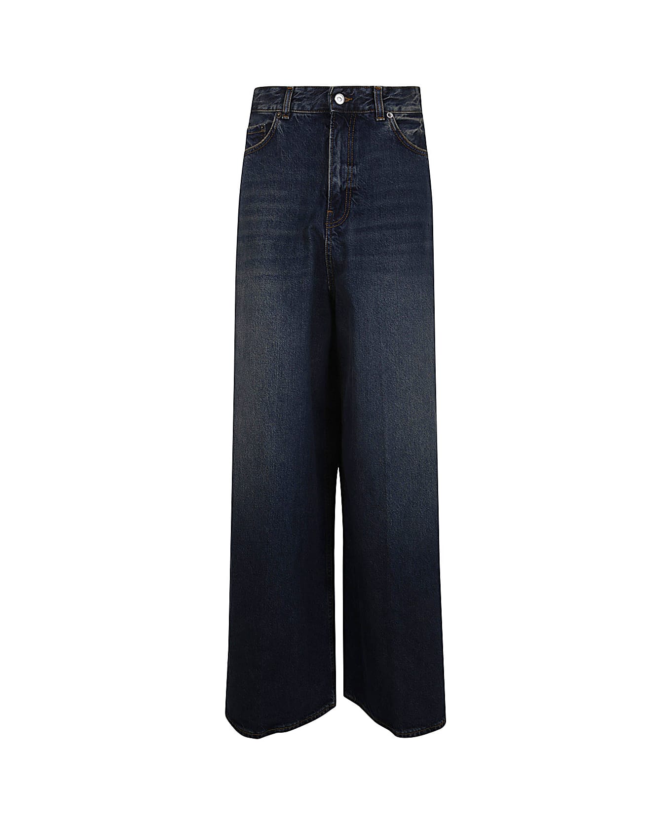 Haikure Big Wide Leg Jeans - Intense Blue