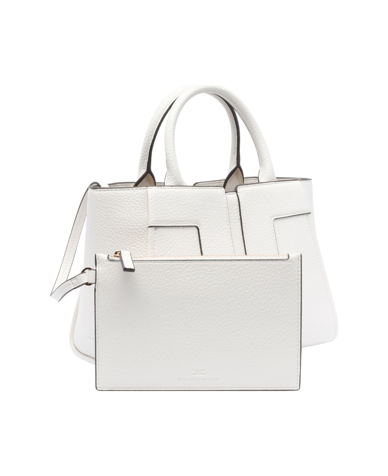 Elisabetta Franchi Handbag - Ivory