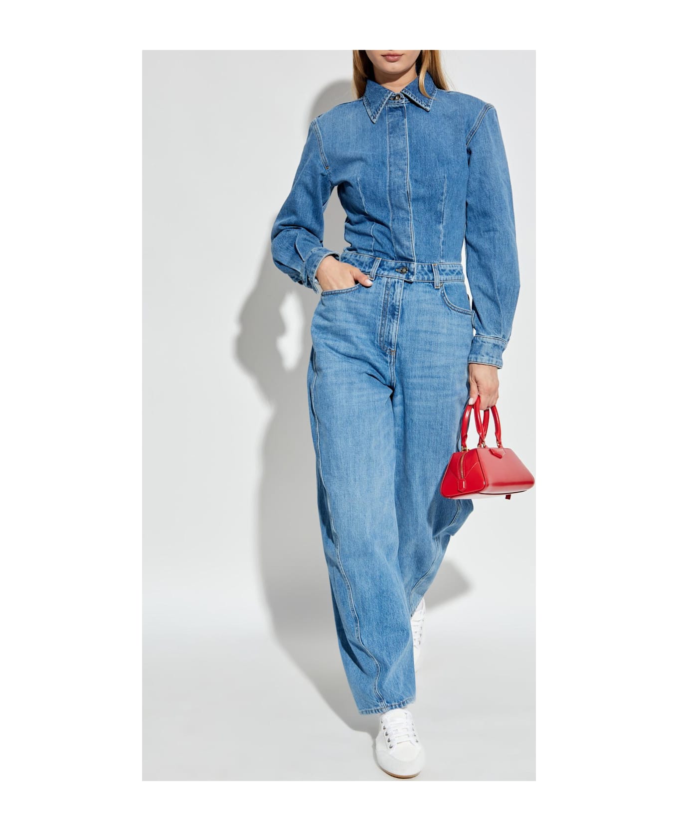 Givenchy Denim Jumpsuit - Blue