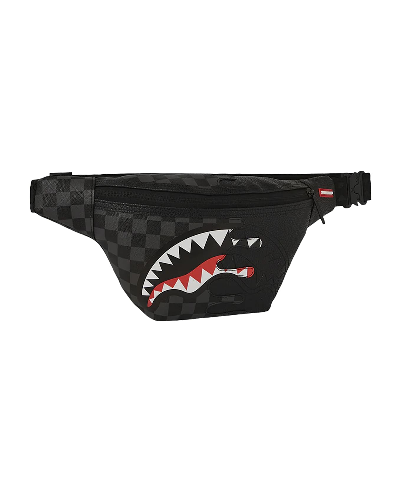 Sprayground Unfinished Shark Beltbag - Black