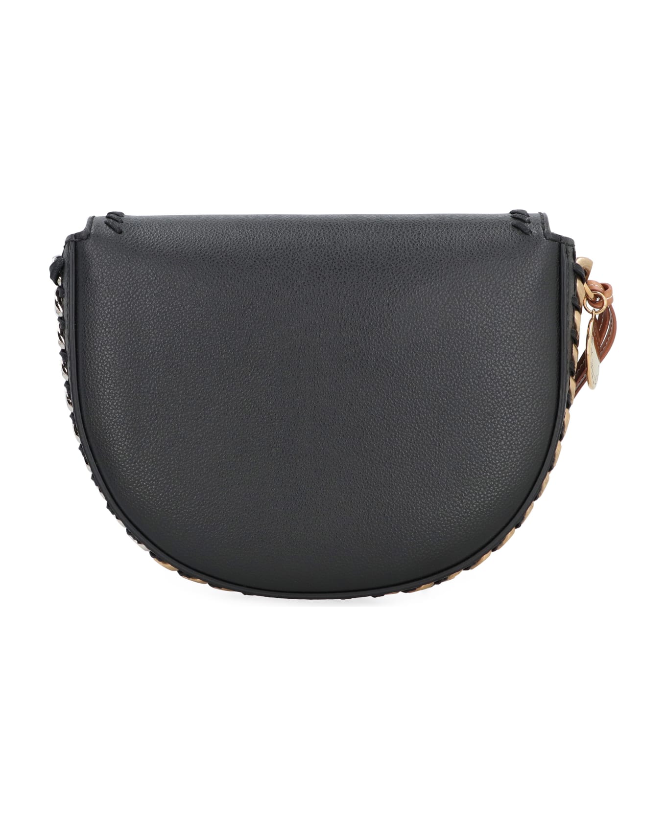 Stella McCartney Frayme Vegan Leather Shoulder Bag - black