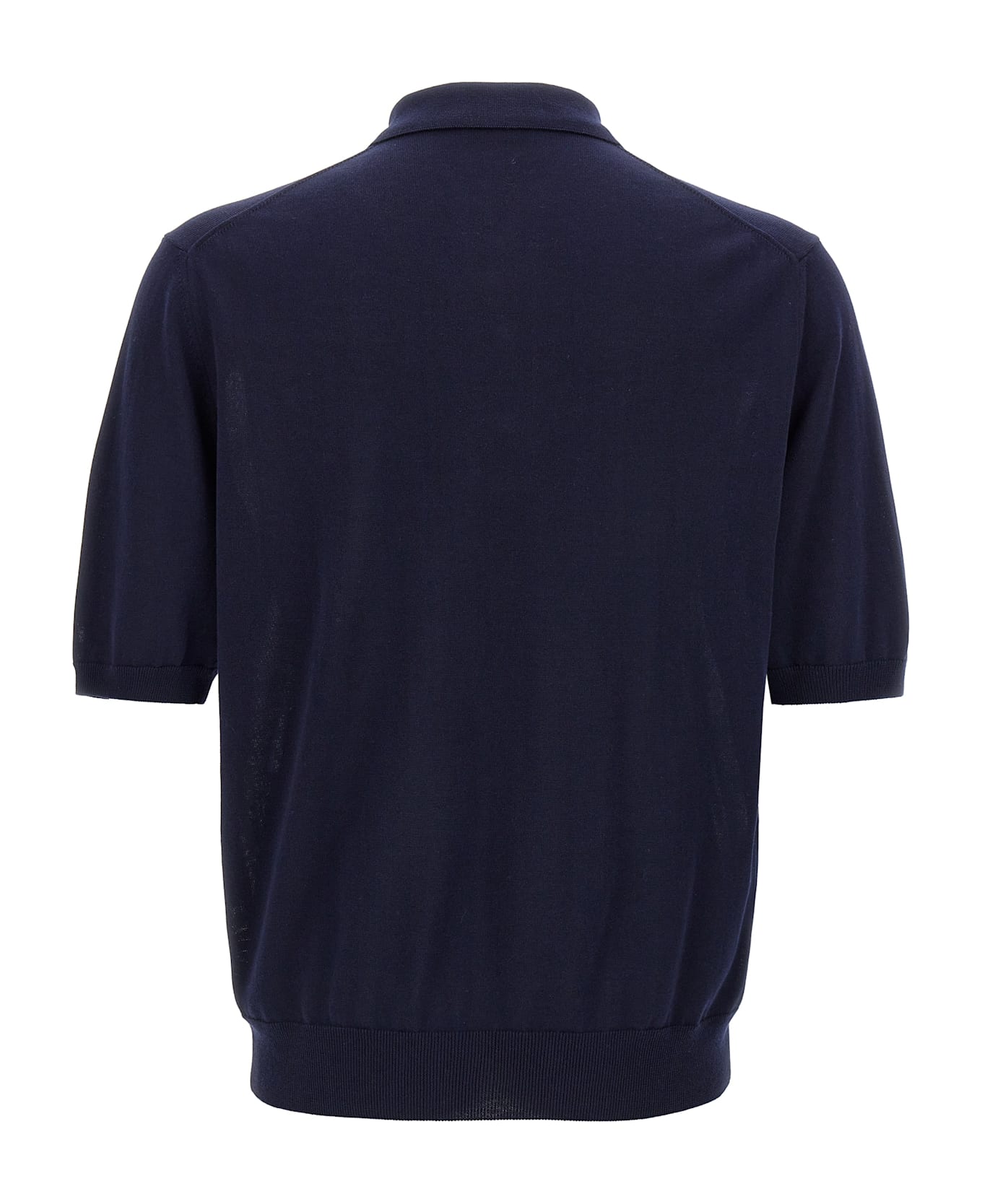 Zanone Cotton Polo Shirt - Blue