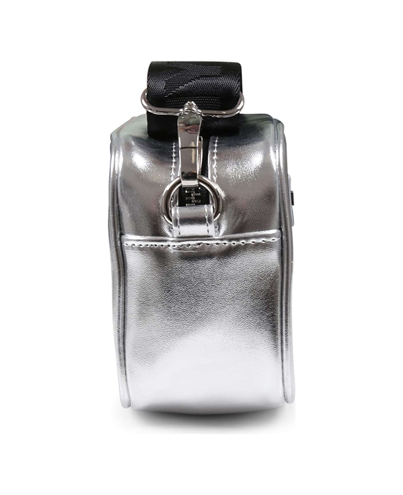 DKNY Silver Bag For Girl With Logo - Silver