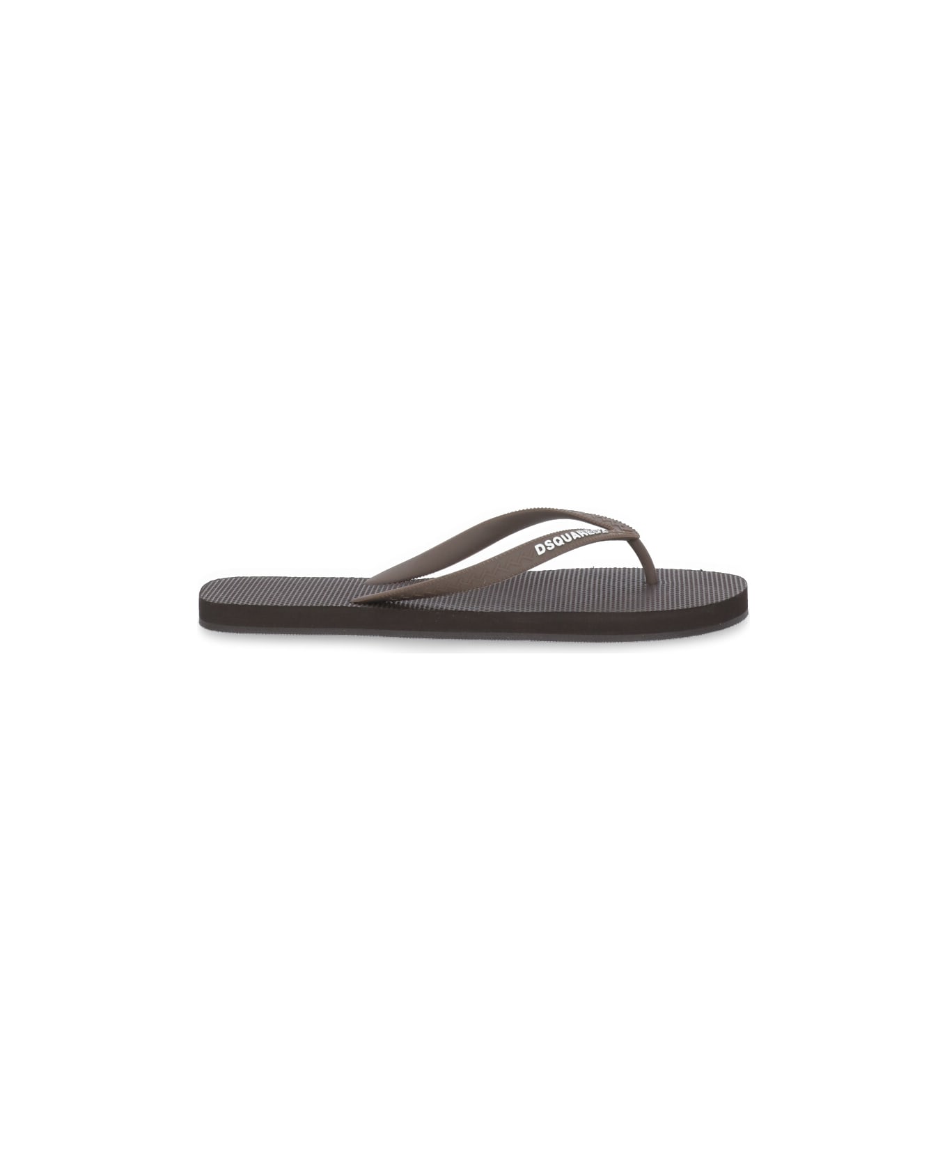 Dsquared2 Rubber Thong Sandal - BROWN その他各種シューズ