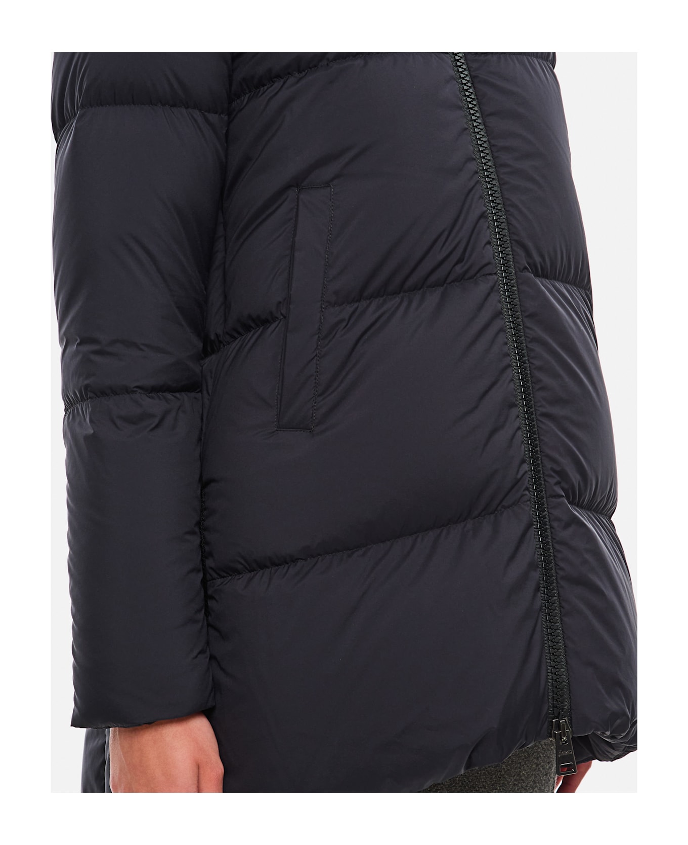 Herno A-shape In Ecoage Puffer Jacket - Black
