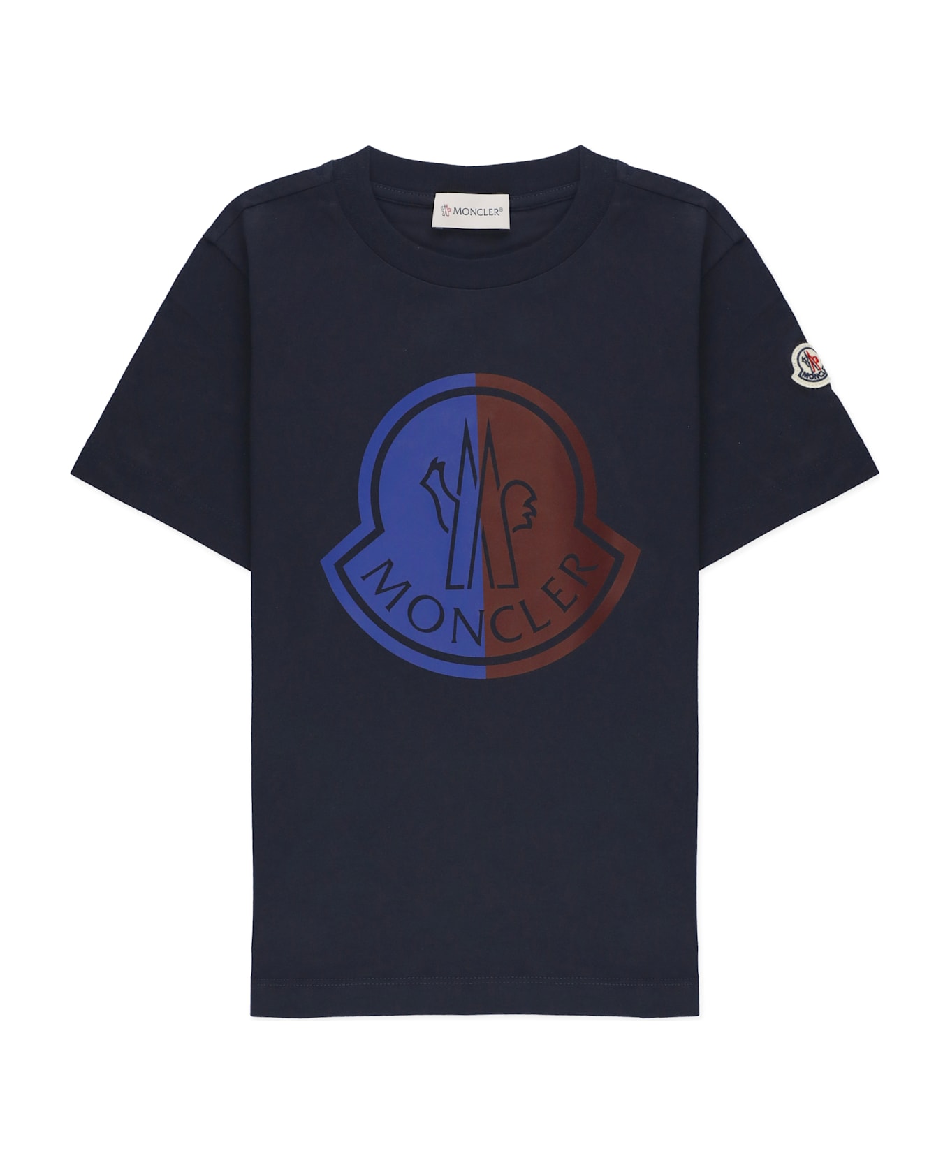 Moncler Logoed T-shirt - Blue