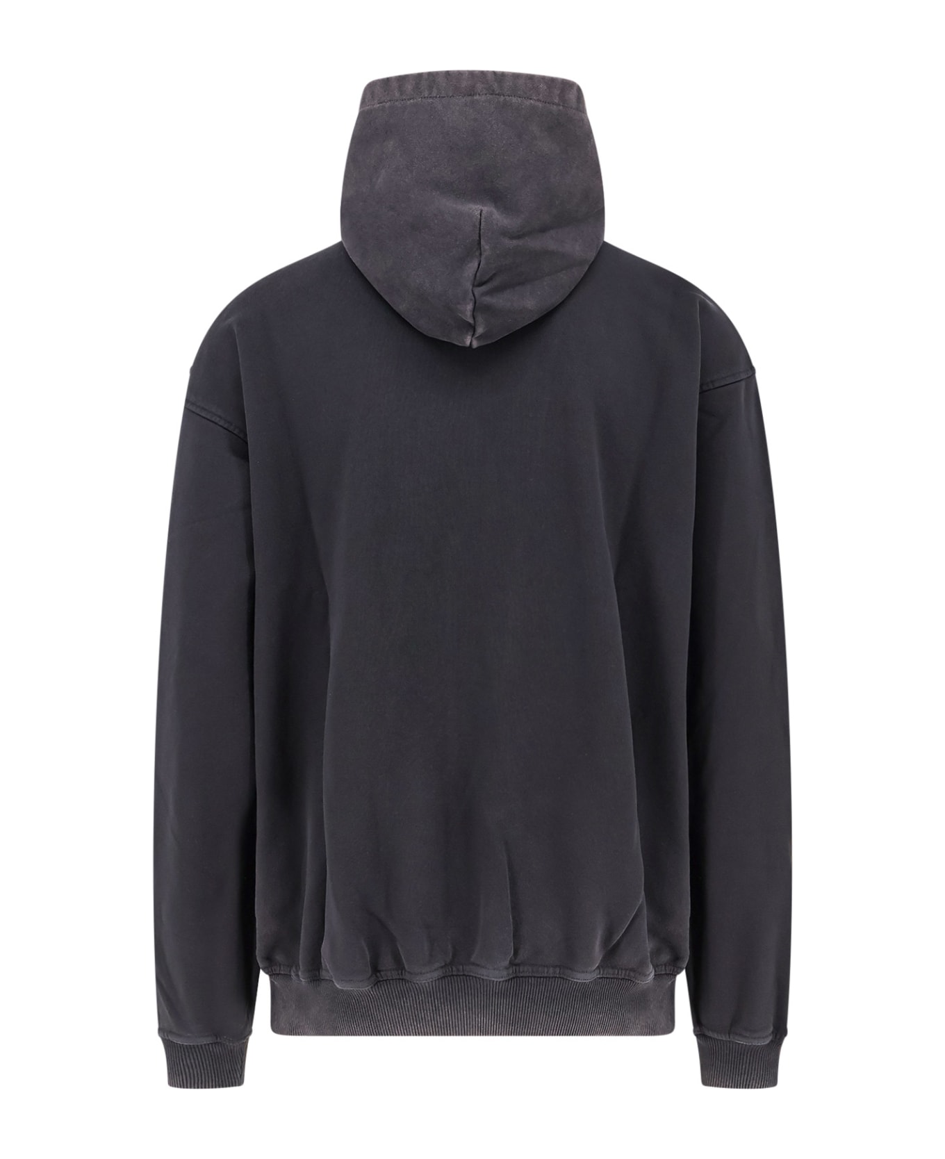 REPRESENT Cotton Sweatshirt With Thoroughbred Print - VINTAGE BLACK