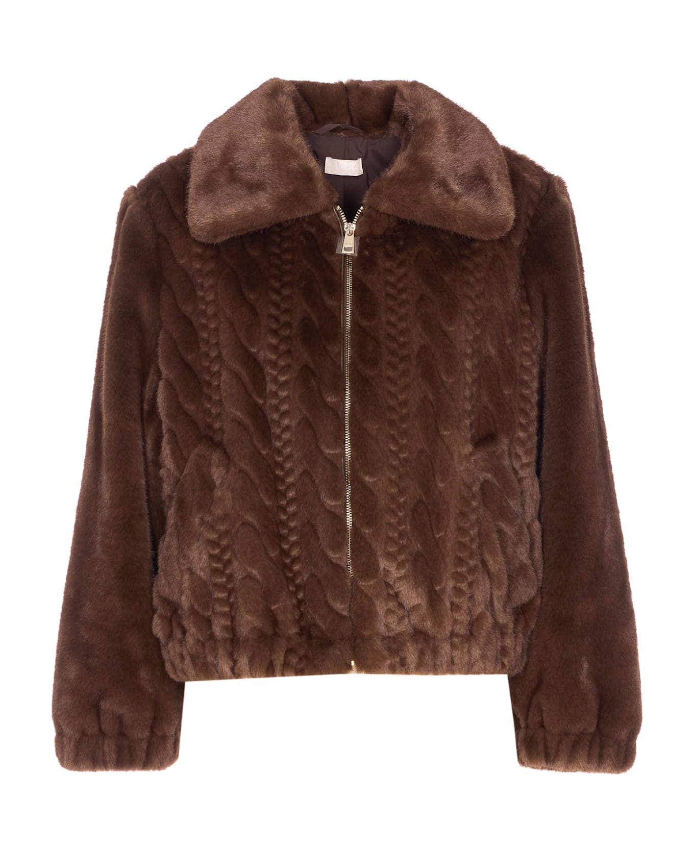 Liu-Jo Faux Fur Jacket - Brown