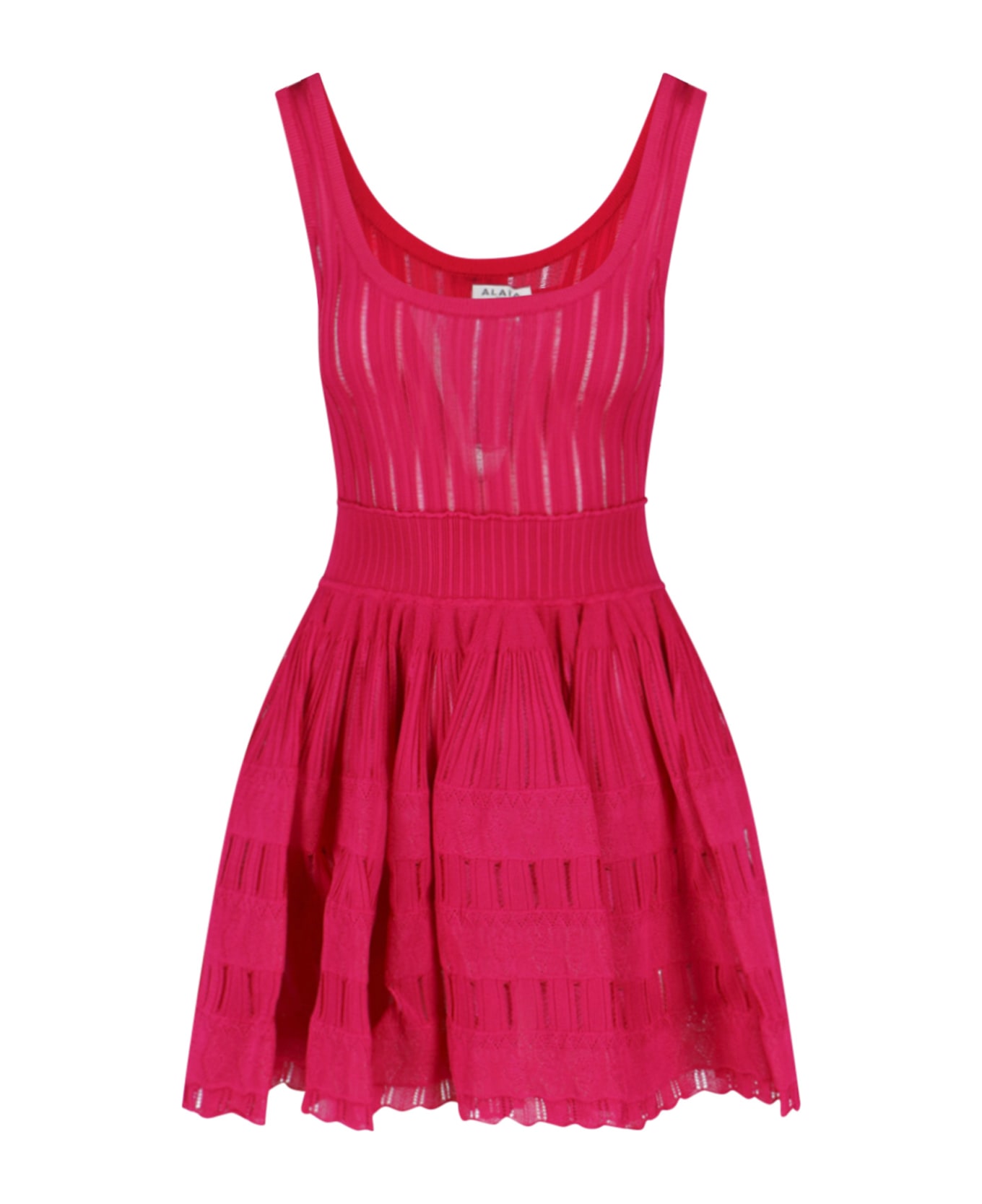Alaia 'crinoline' Midi Dress - Pink