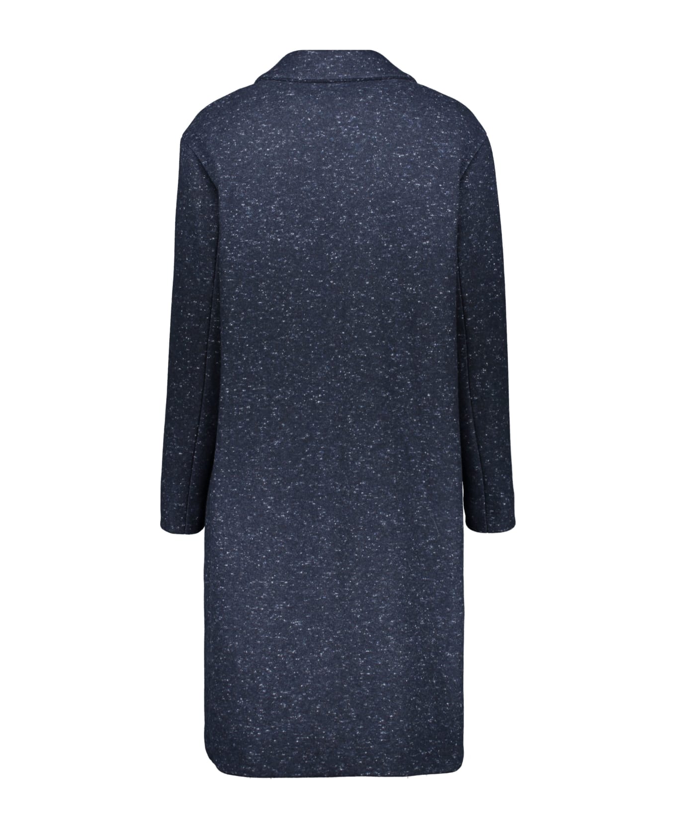 Agnona Double-breasted Cashmere Coat - blue コート
