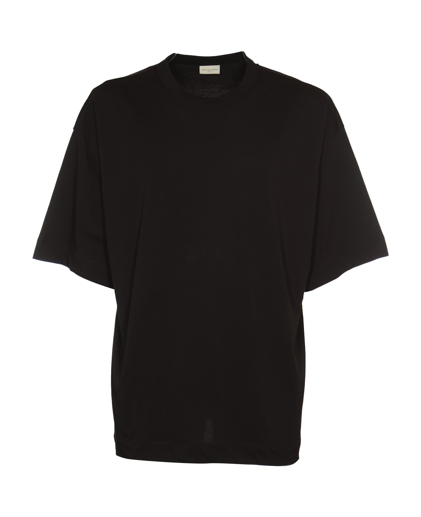 Dries Van Noten Round Neck T-shirt - Black