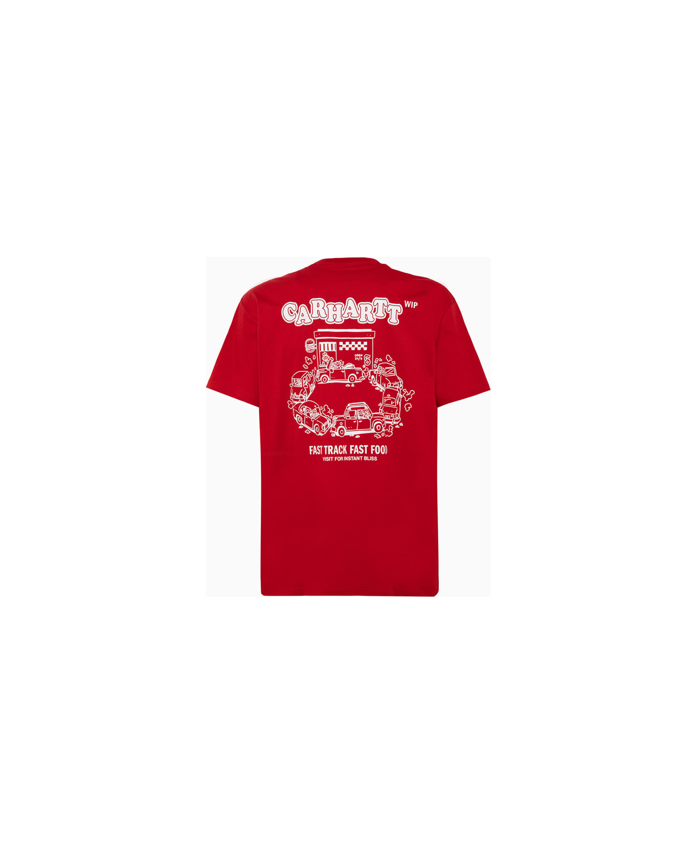 Carhartt WIP Wip Fast Food T-shirt - Red