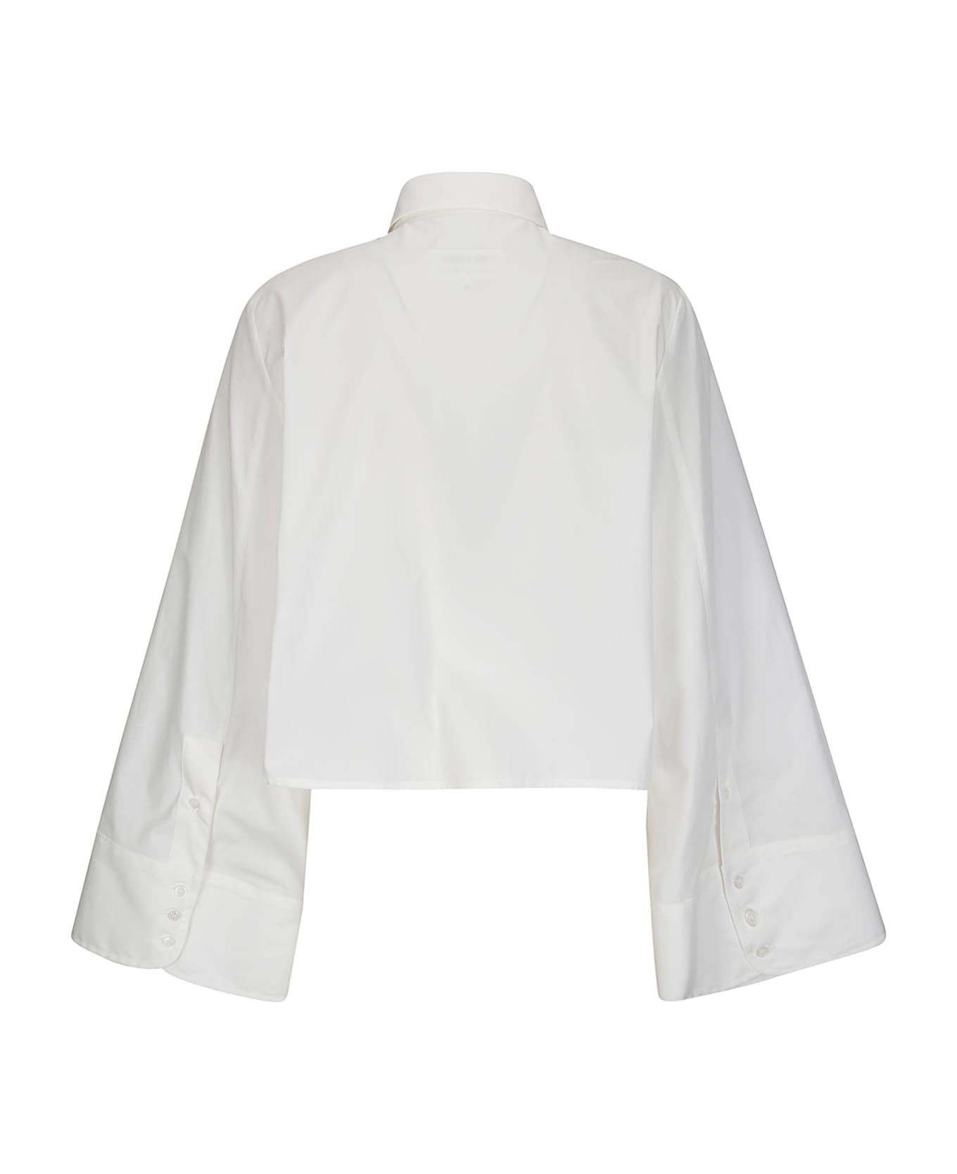MM6 Maison Margiela White Poplin Shirt - White