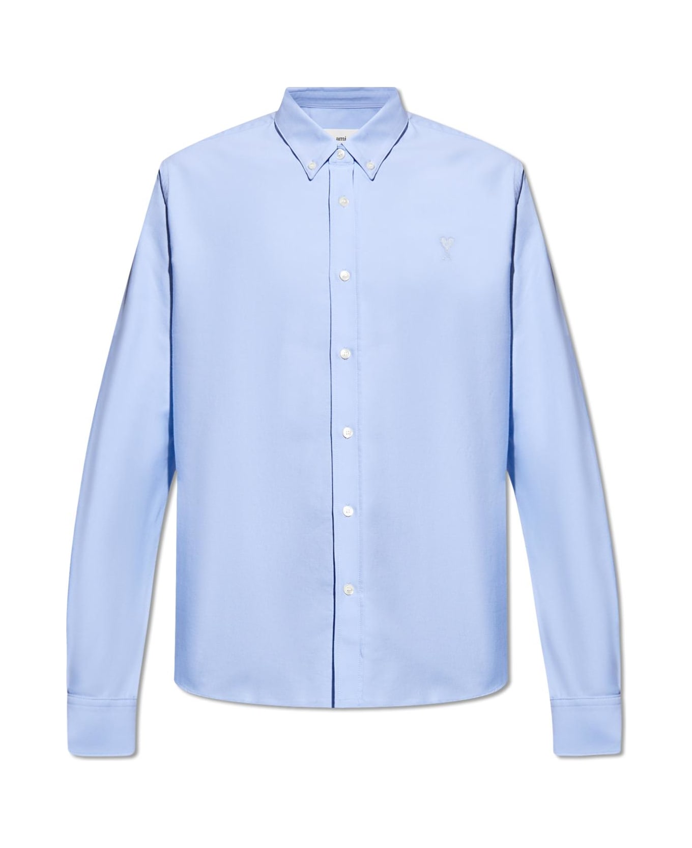 Ami Alexandre Mattiussi Shirt With Logo - 484 CASHMERE BLUE